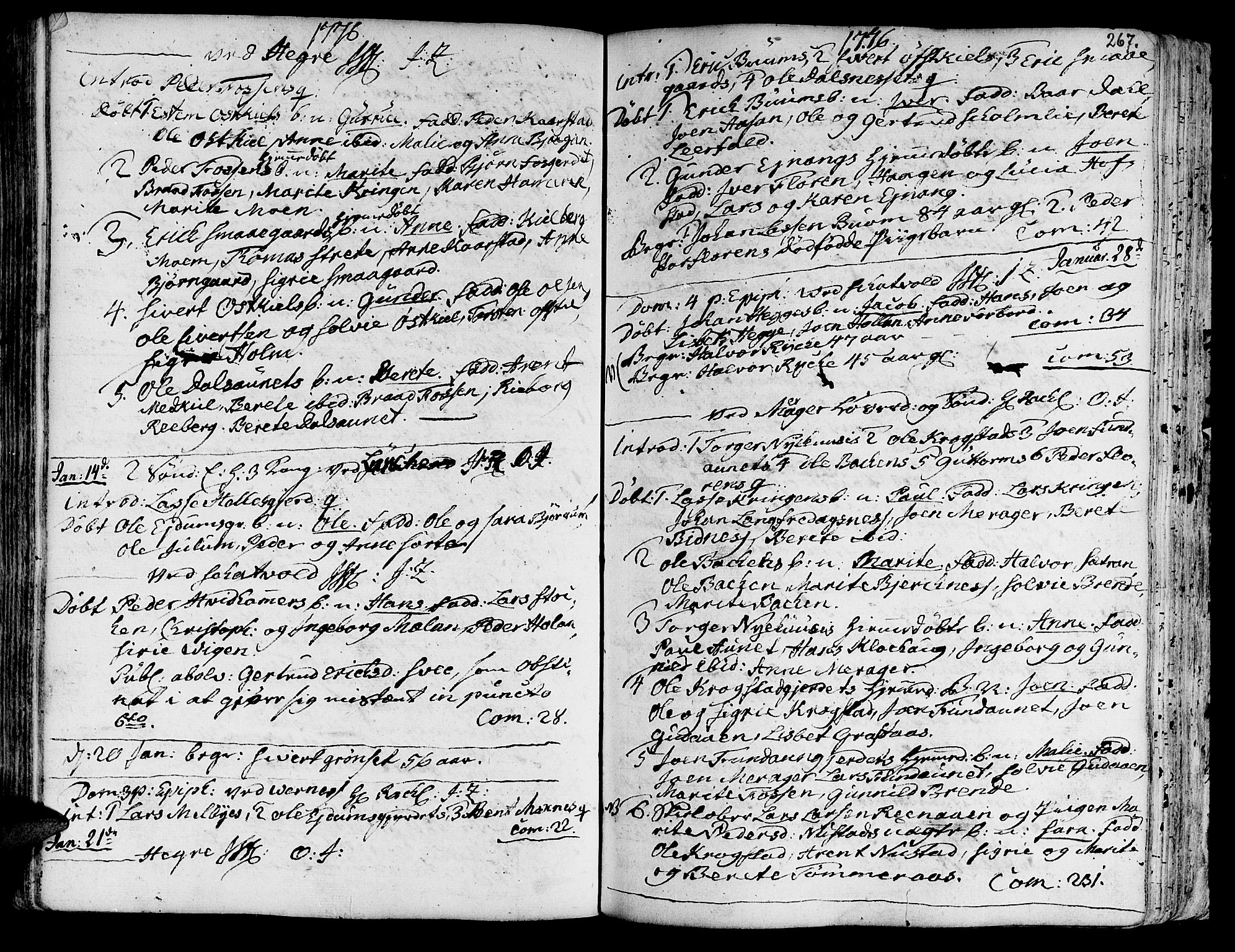 Ministerialprotokoller, klokkerbøker og fødselsregistre - Nord-Trøndelag, SAT/A-1458/709/L0057: Parish register (official) no. 709A05, 1755-1780, p. 267