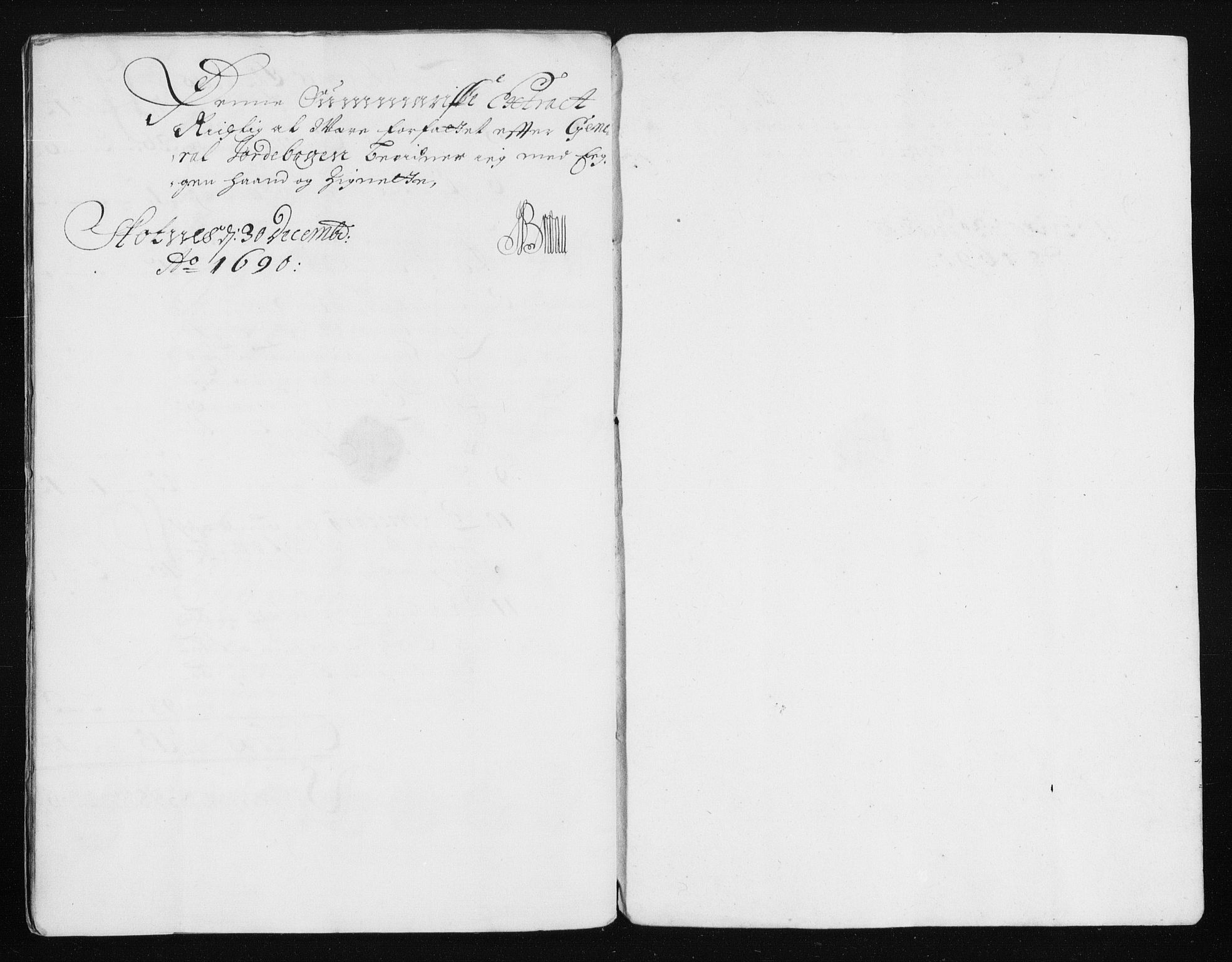 Rentekammeret inntil 1814, Reviderte regnskaper, Stiftamtstueregnskaper, Trondheim stiftamt og Nordland amt, AV/RA-EA-6044/R/Rh/L0015: Nordland amt, 1690