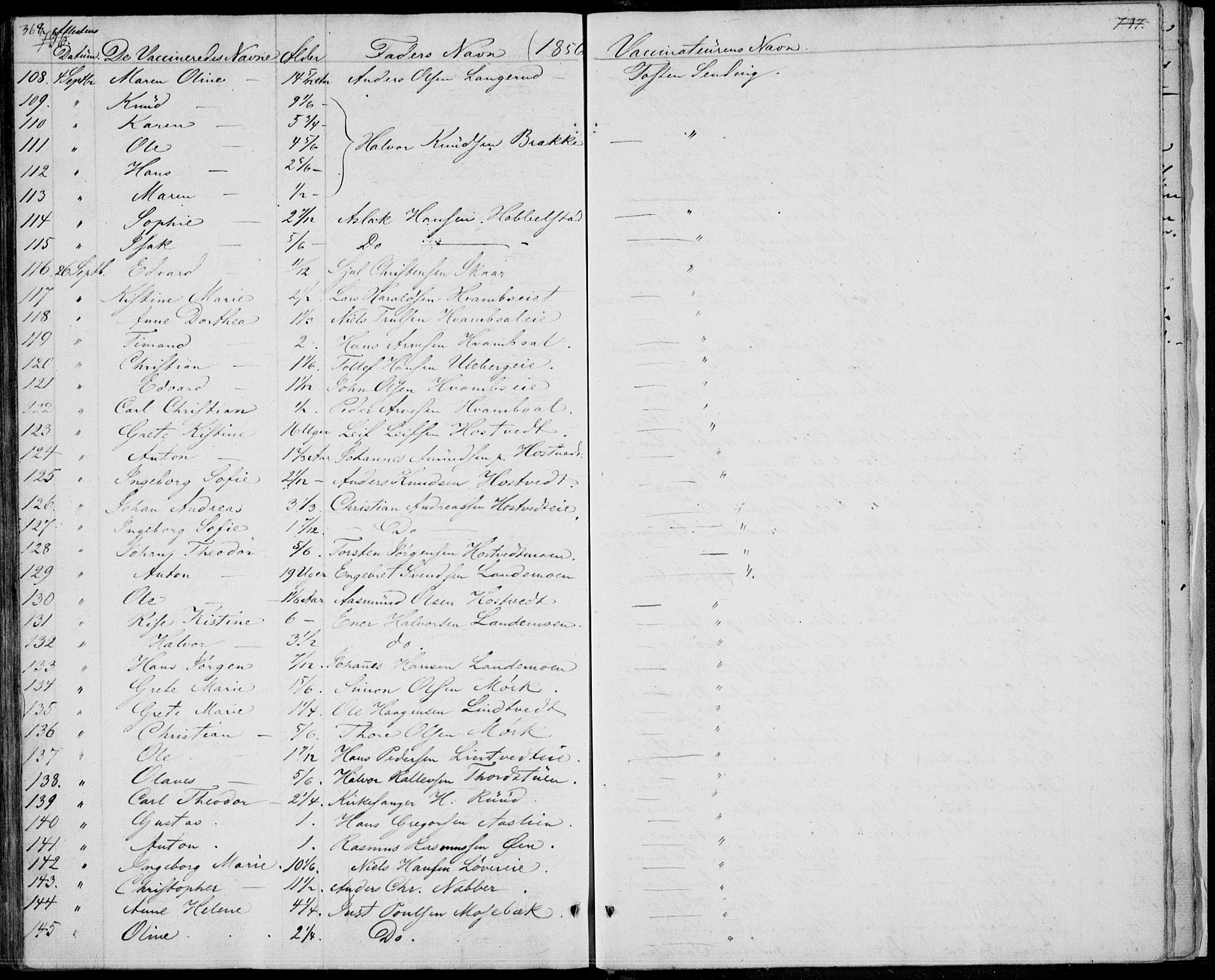 Sandsvær kirkebøker, AV/SAKO-A-244/F/Fa/L0005: Parish register (official) no. I 5, 1840-1856, p. 736-737