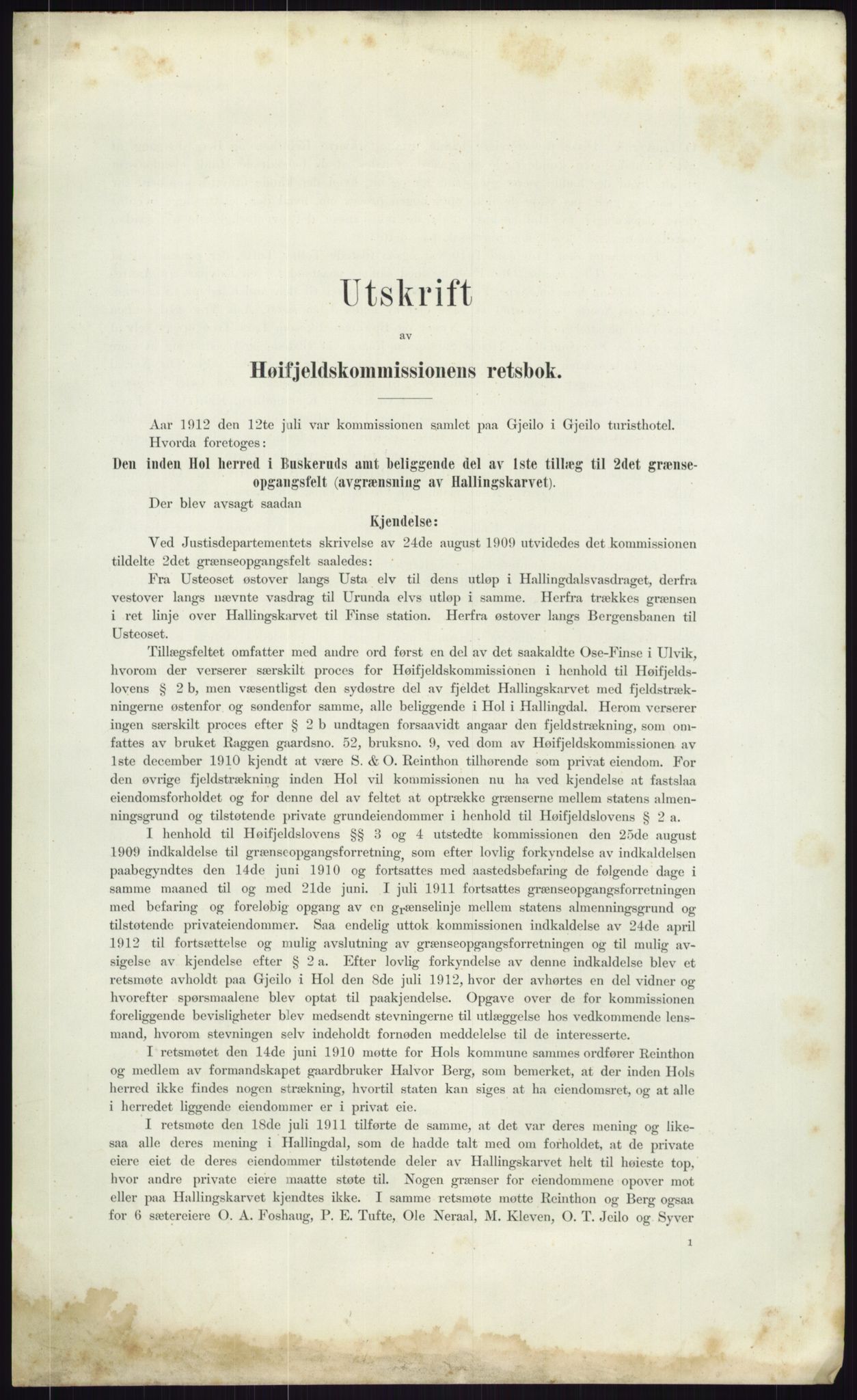 Høyfjellskommisjonen, RA/S-1546/X/Xa/L0001: Nr. 1-33, 1909-1953, p. 949