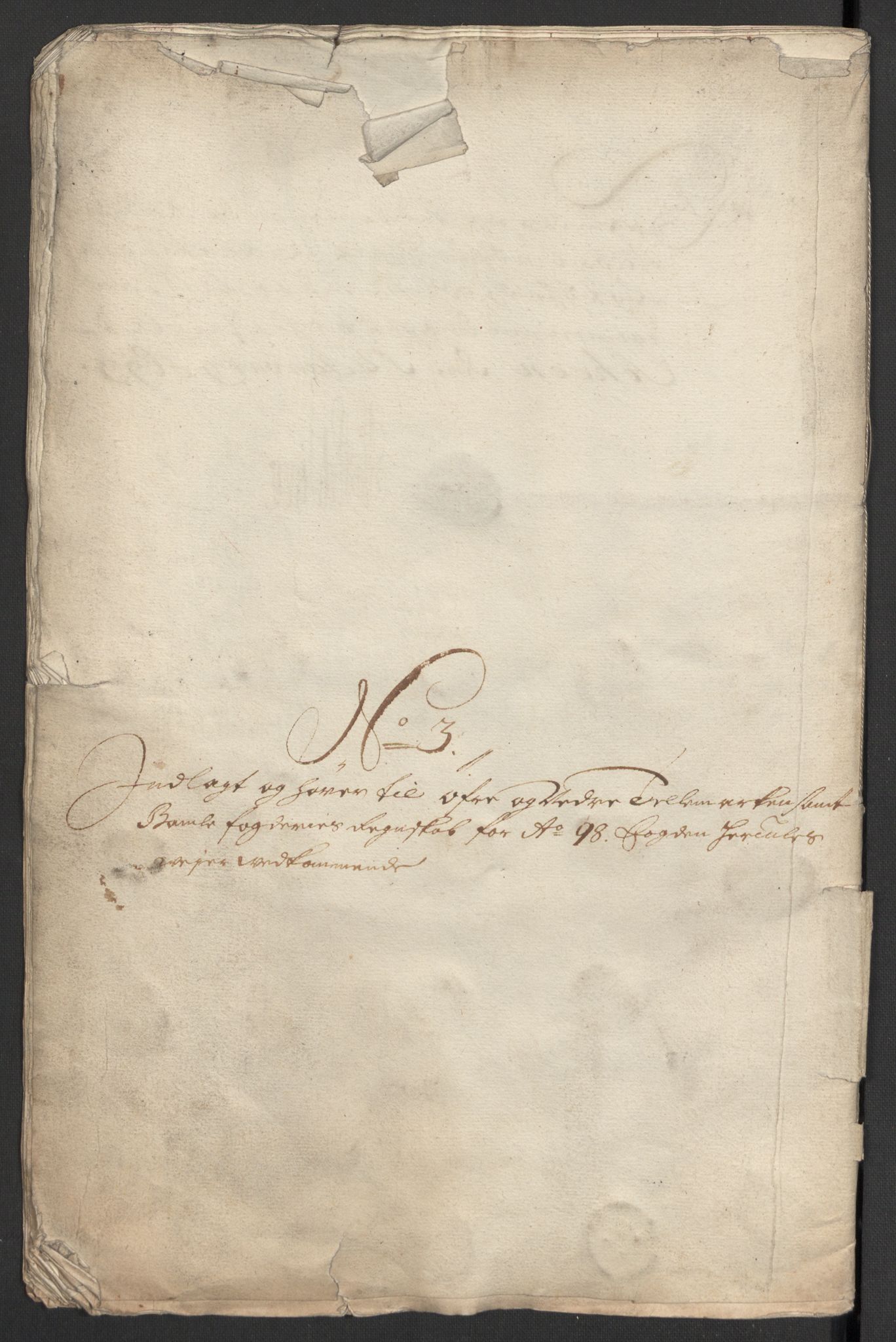 Rentekammeret inntil 1814, Reviderte regnskaper, Fogderegnskap, AV/RA-EA-4092/R36/L2098: Fogderegnskap Øvre og Nedre Telemark og Bamble, 1698, p. 44