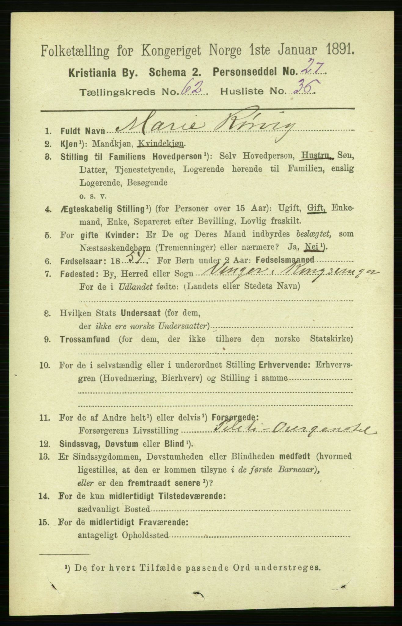 RA, 1891 census for 0301 Kristiania, 1891, p. 33772