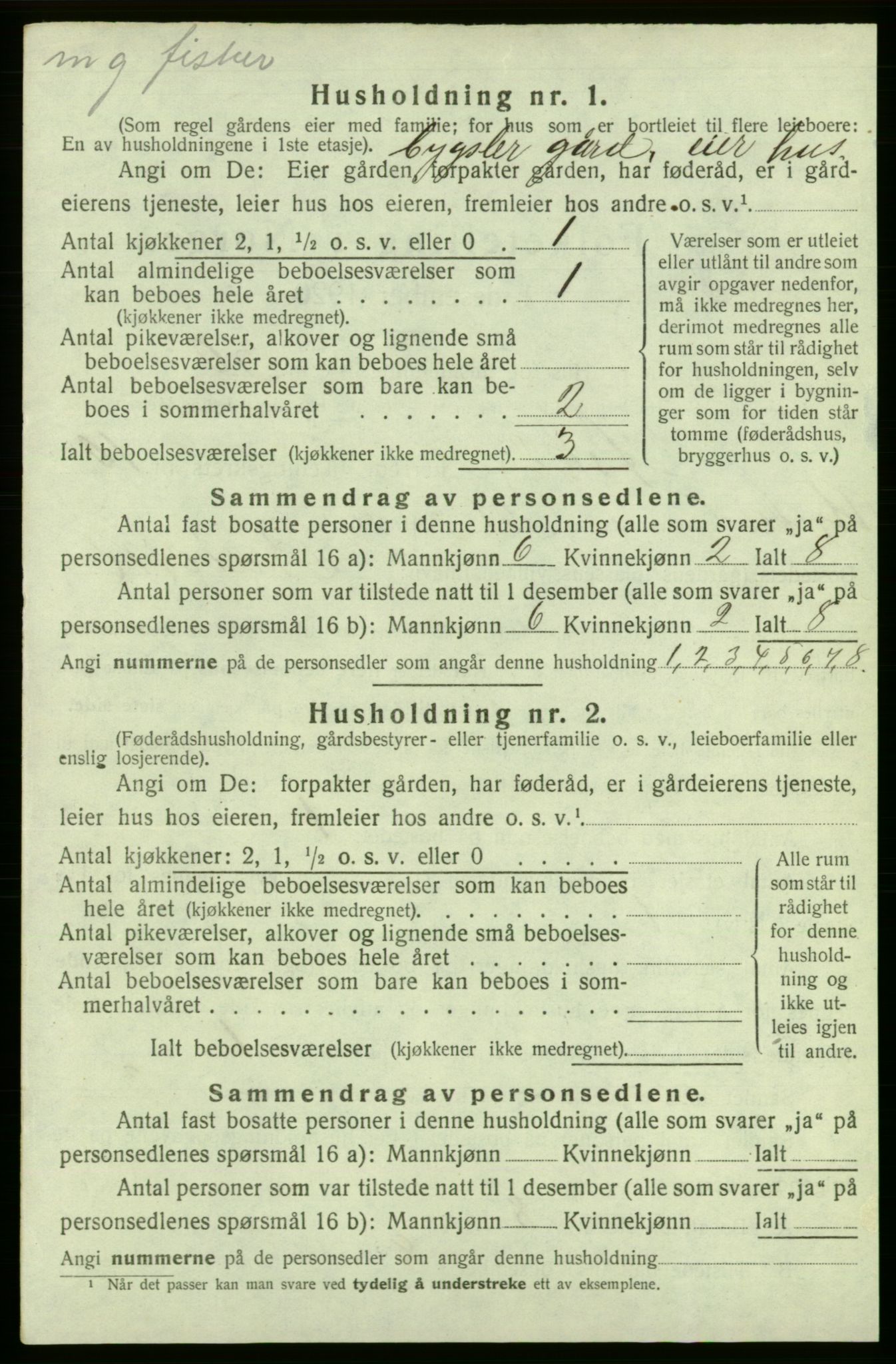 SAB, 1920 census for Askøy, 1920, p. 3486