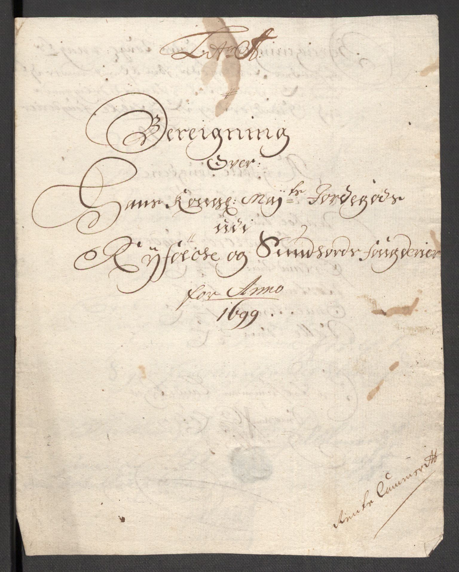 Rentekammeret inntil 1814, Reviderte regnskaper, Fogderegnskap, AV/RA-EA-4092/R48/L2978: Fogderegnskap Sunnhordland og Hardanger, 1699, p. 39