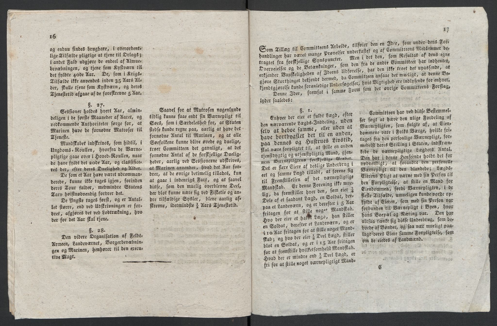 Christie, Wilhelm Frimann Koren, AV/RA-PA-0014/F/L0005: Christies dokumenter fra Stortinget, 1815-1816, p. 286