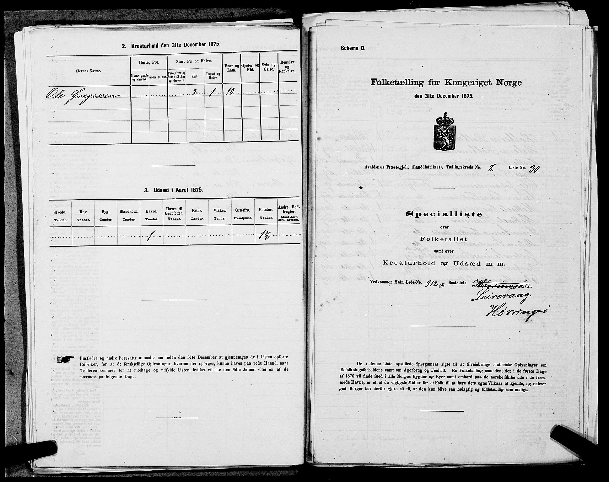 SAST, 1875 census for 1147L Avaldsnes/Avaldsnes og Kopervik, 1875, p. 1348