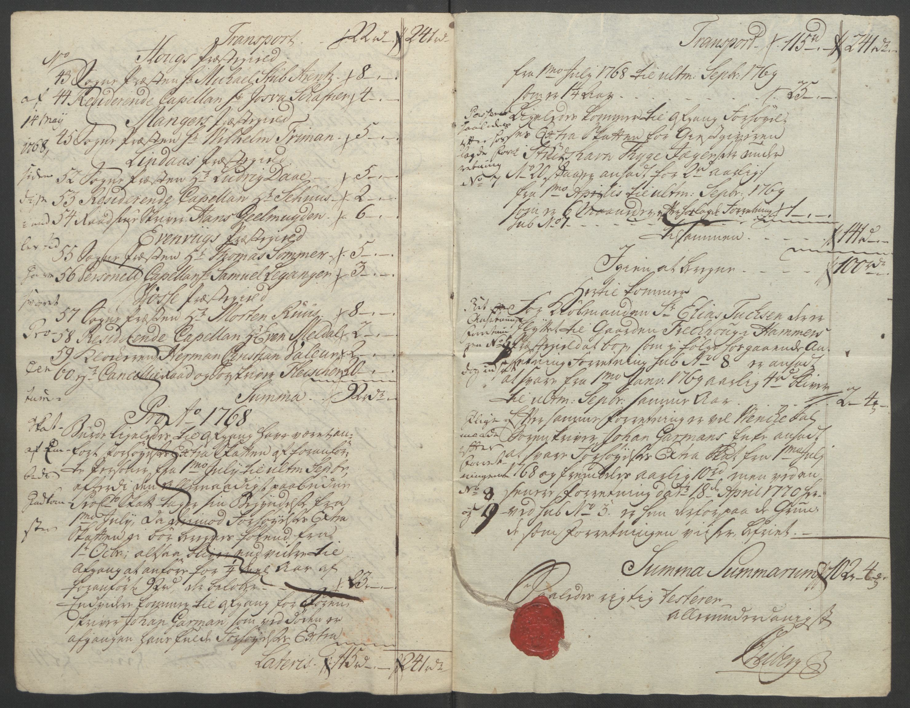 Rentekammeret inntil 1814, Reviderte regnskaper, Fogderegnskap, RA/EA-4092/R51/L3303: Ekstraskatten Nordhordland og Voss, 1762-1772, p. 364