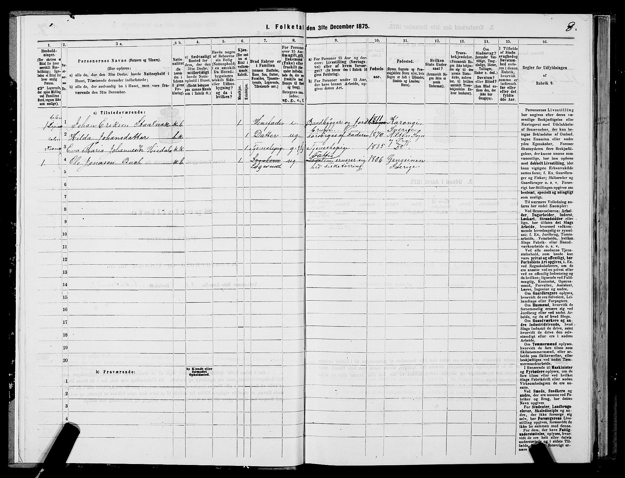 SATØ, 1875 census for 2012P Alta, 1875, p. 3008