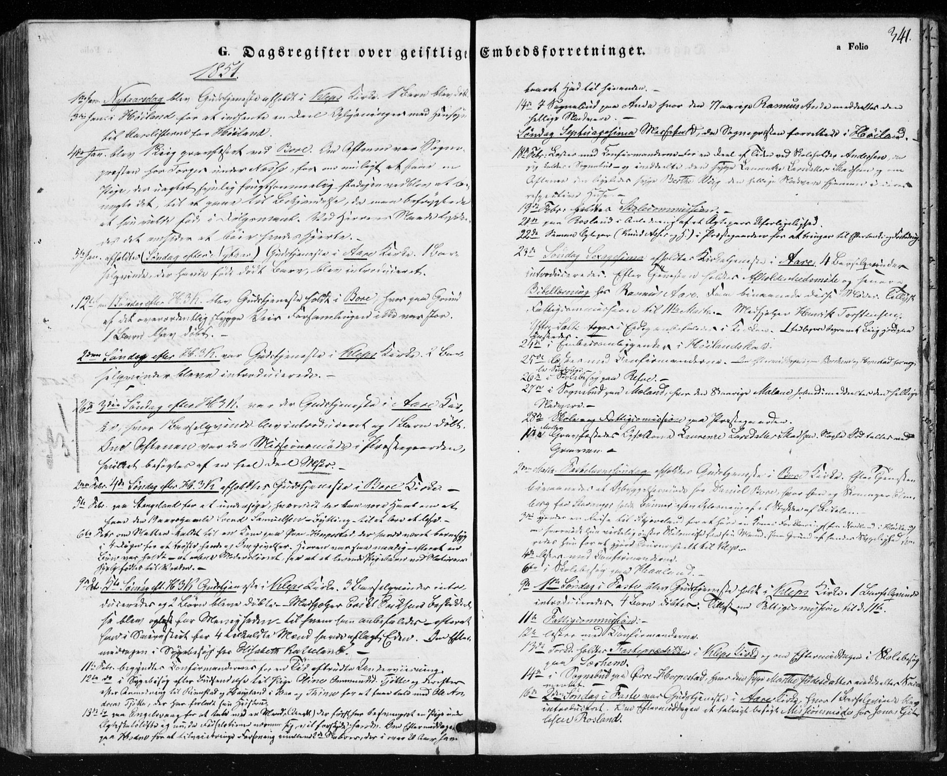 Klepp sokneprestkontor, AV/SAST-A-101803/001/3/30BA/L0004: Parish register (official) no. A 4, 1842-1852, p. 341