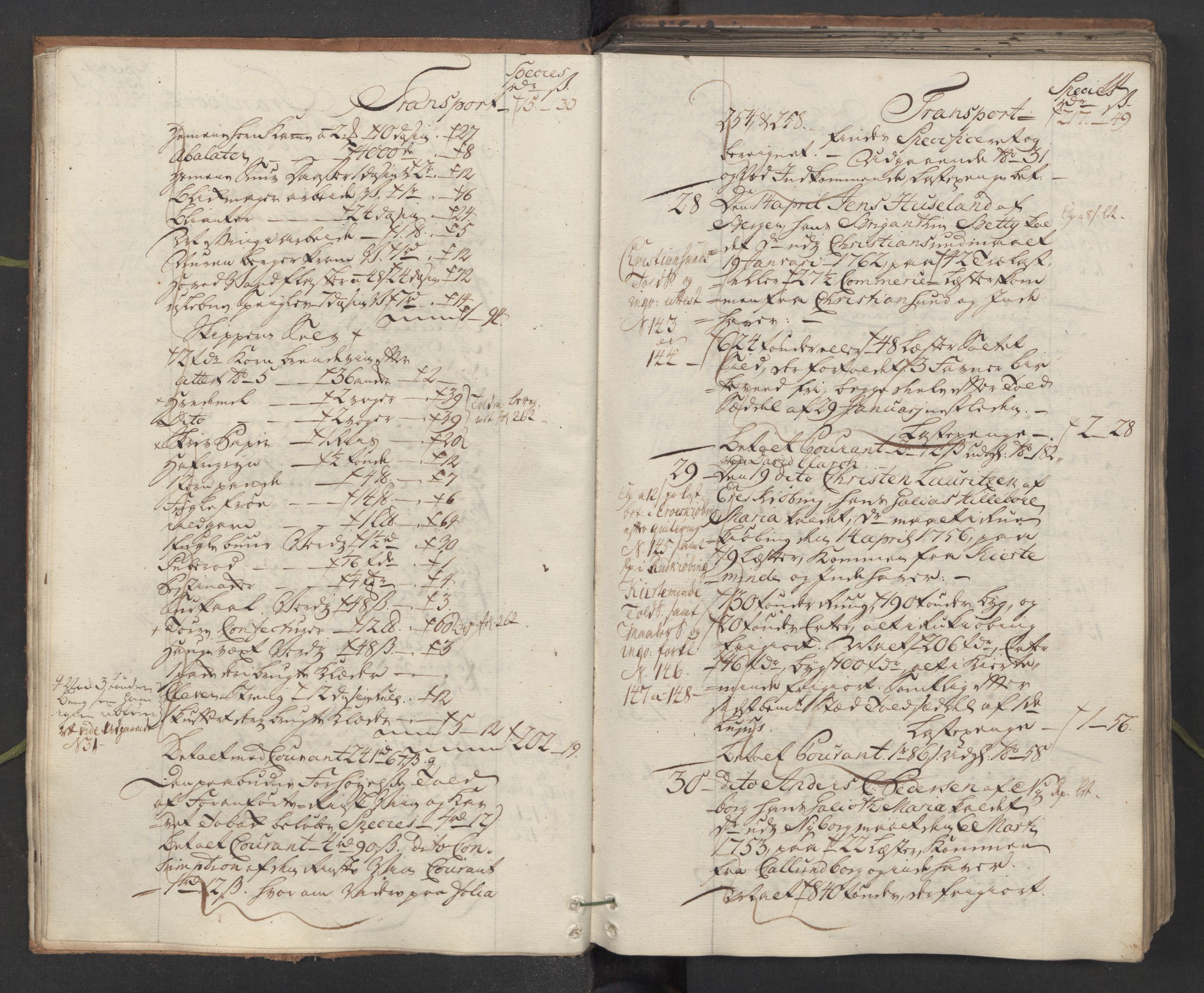 Generaltollkammeret, tollregnskaper, AV/RA-EA-5490/R26/L0101/0001: Tollregnskaper Bergen A / Inngående hovedtollbok, 1762, p. 9b-10a