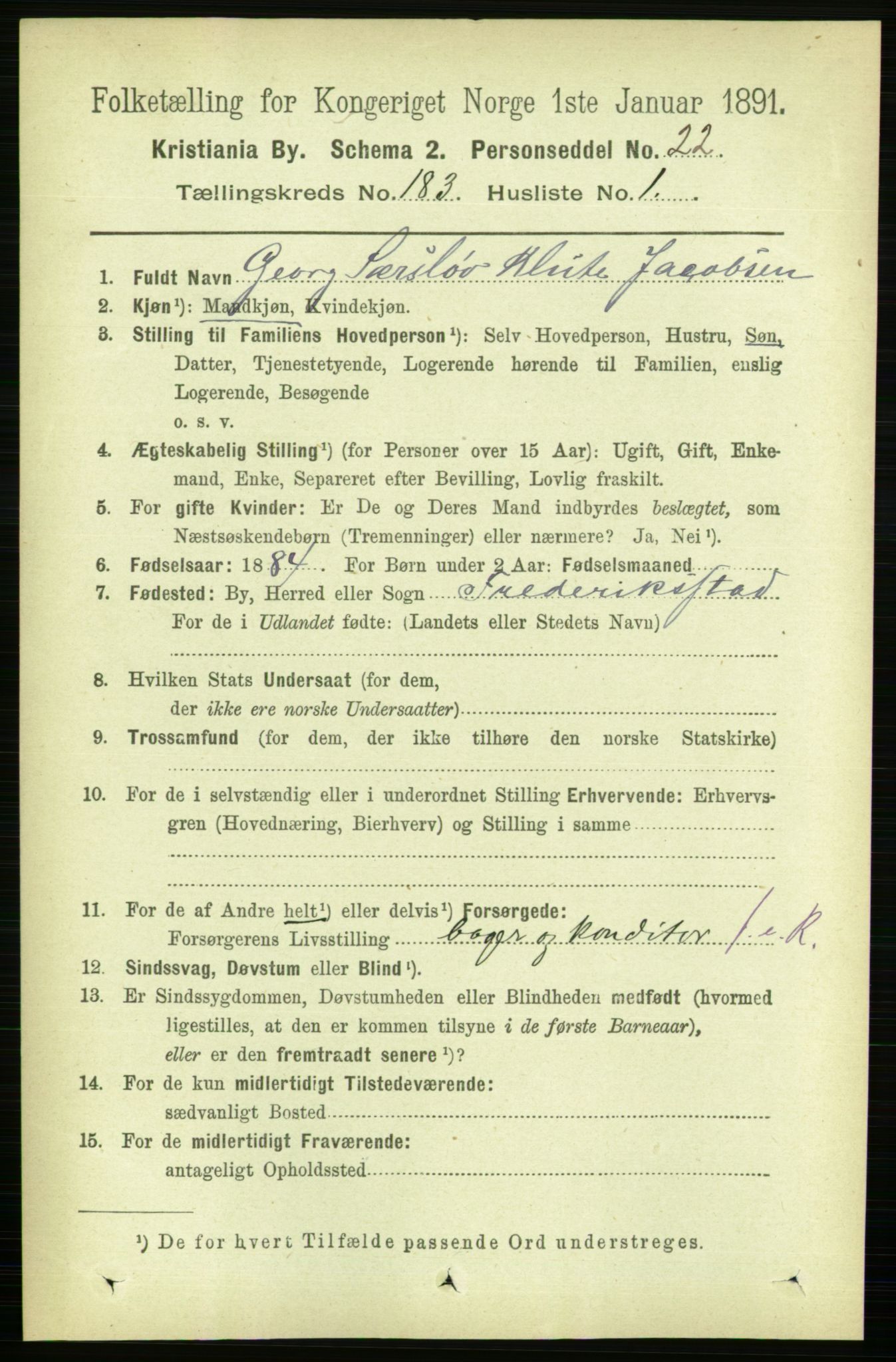 RA, 1891 census for 0301 Kristiania, 1891, p. 109279