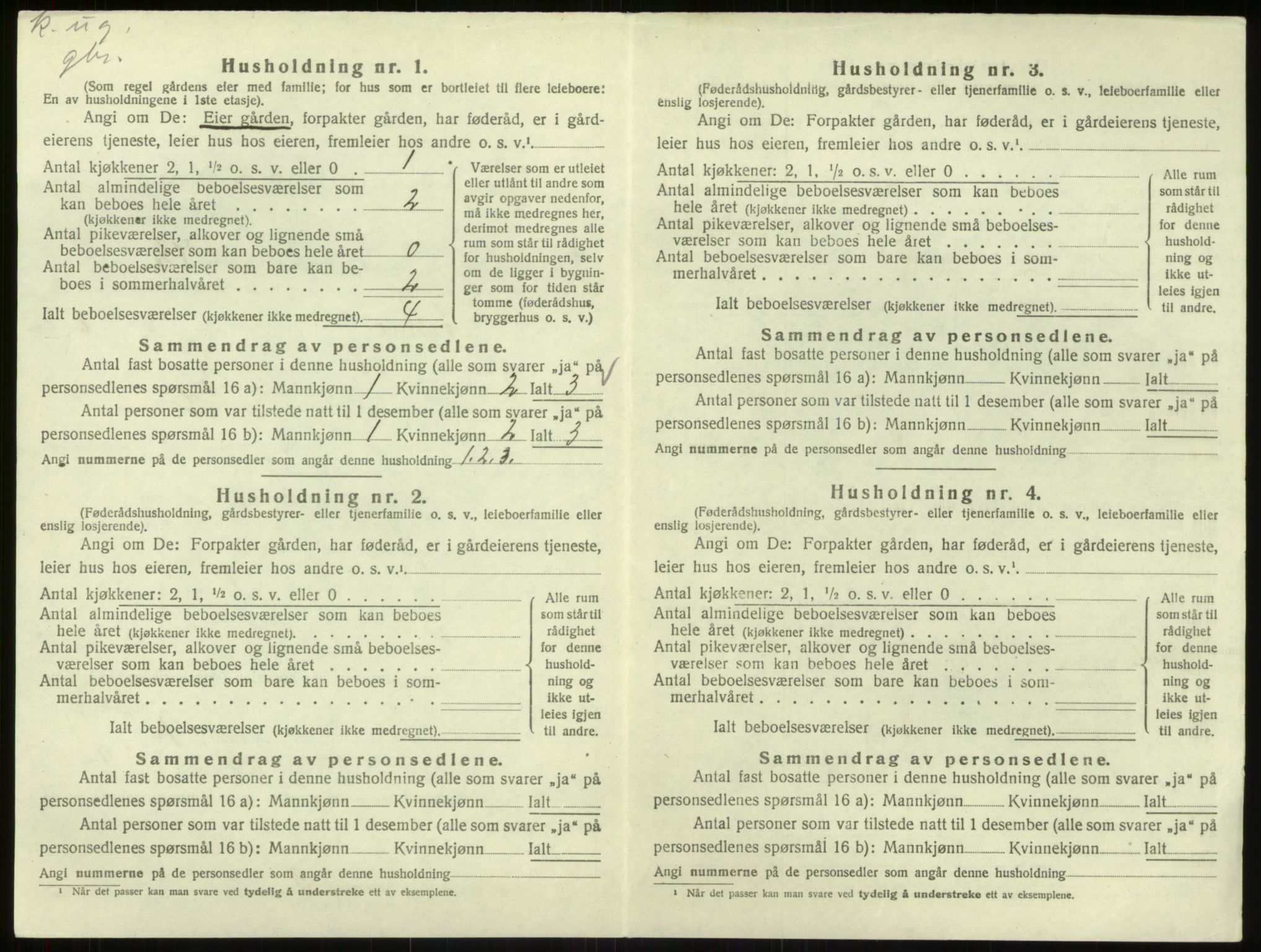 SAB, 1920 census for Åsane, 1920, p. 655