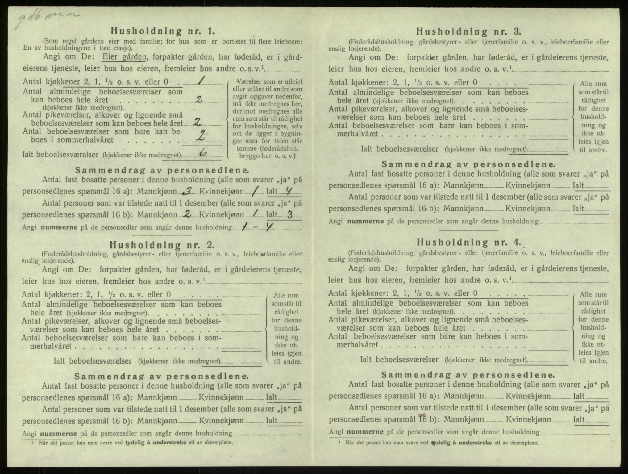 SAB, 1920 census for Herdla, 1920, p. 353