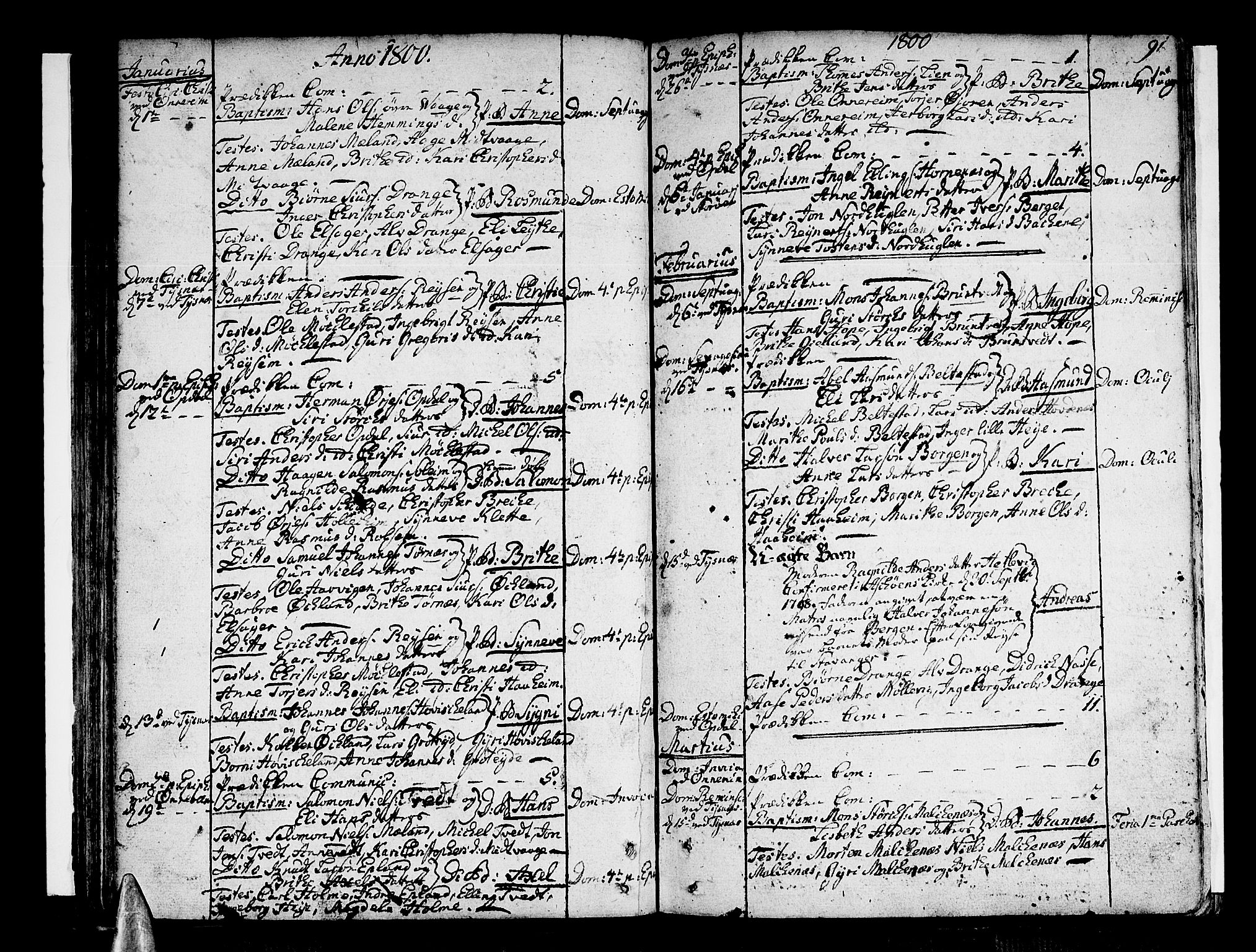 Tysnes sokneprestembete, SAB/A-78601/H/Haa: Parish register (official) no. A 2 /1, 1732-1804, p. 91
