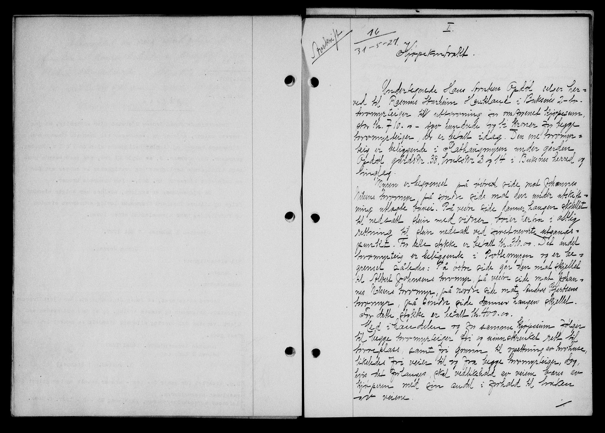 Lofoten sorenskriveri, AV/SAT-A-0017/1/2/2C/L0015b: Mortgage book no. 15b, 1927-1927, Deed date: 31.05.1927