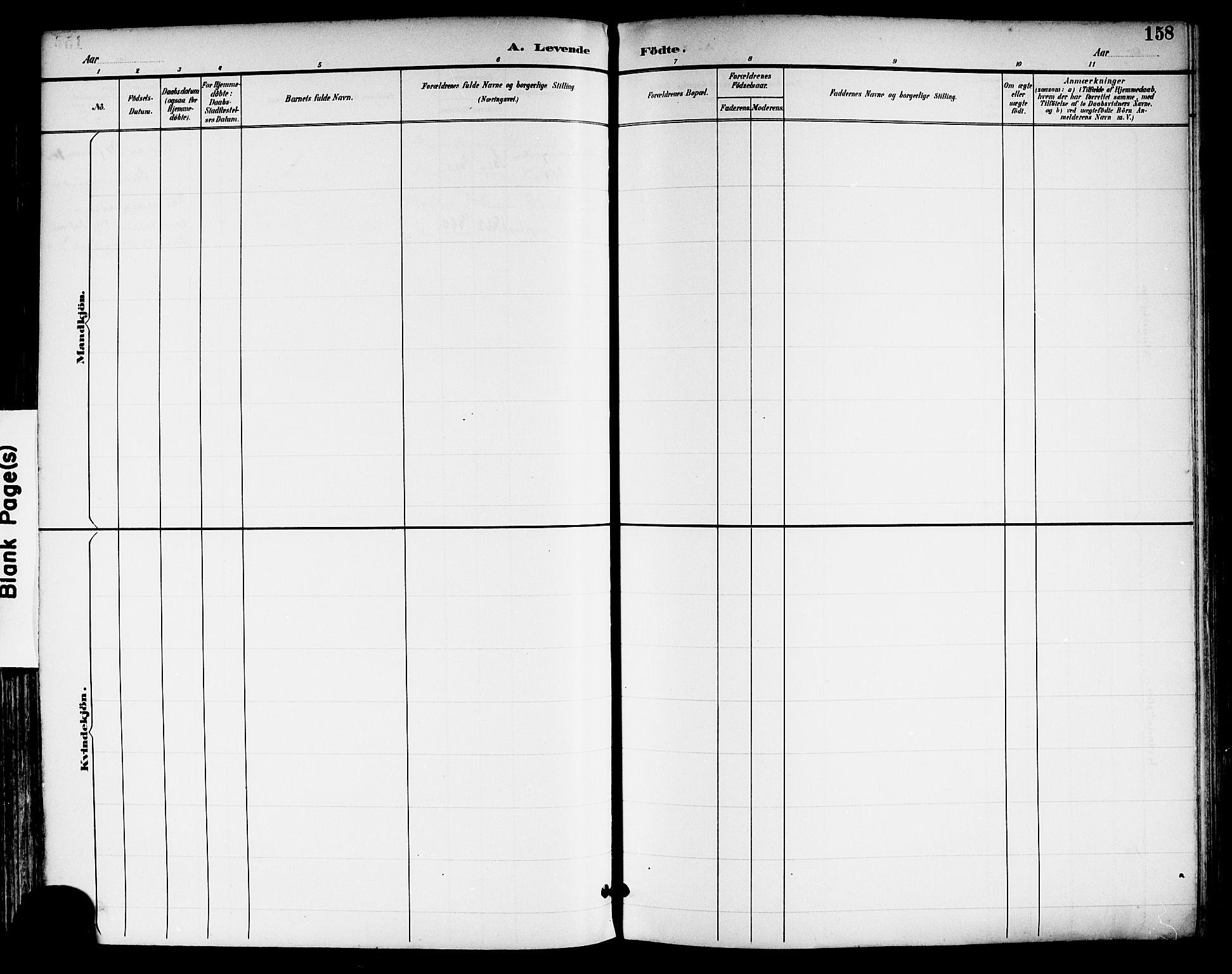 Tønsberg kirkebøker, SAKO/A-330/F/Fa/L0012: Parish register (official) no. I 12, 1891-1899, p. 158