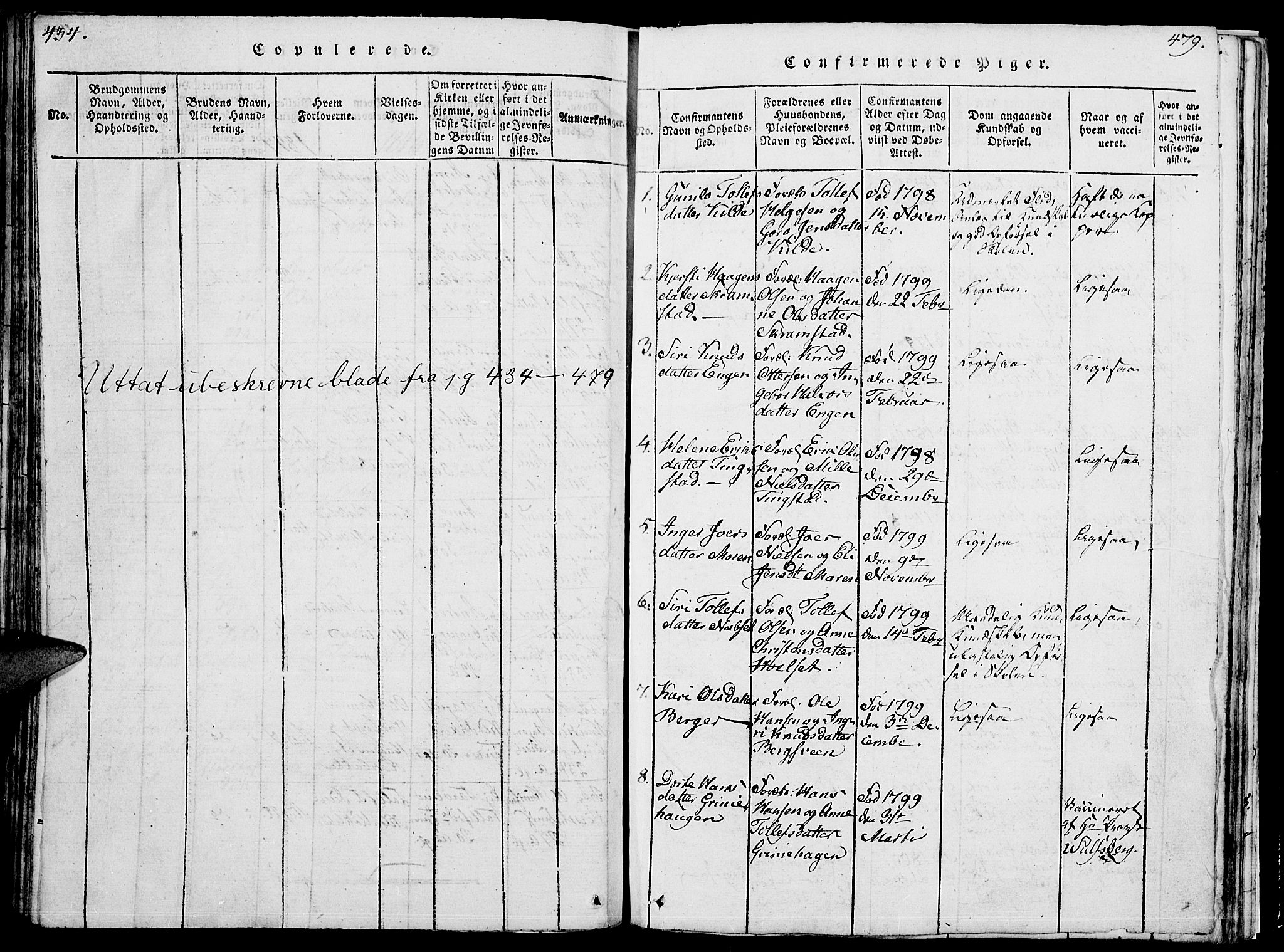 Åmot prestekontor, Hedmark, SAH/PREST-056/H/Ha/Hab/L0001: Parish register (copy) no. 1, 1815-1847, p. 478-479