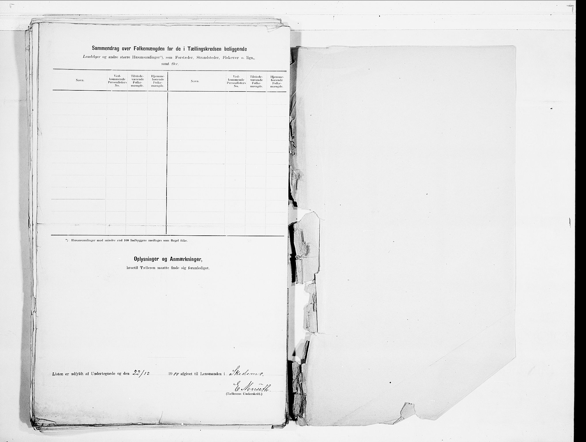 SAO, 1900 census for Skedsmo, 1900, p. 40