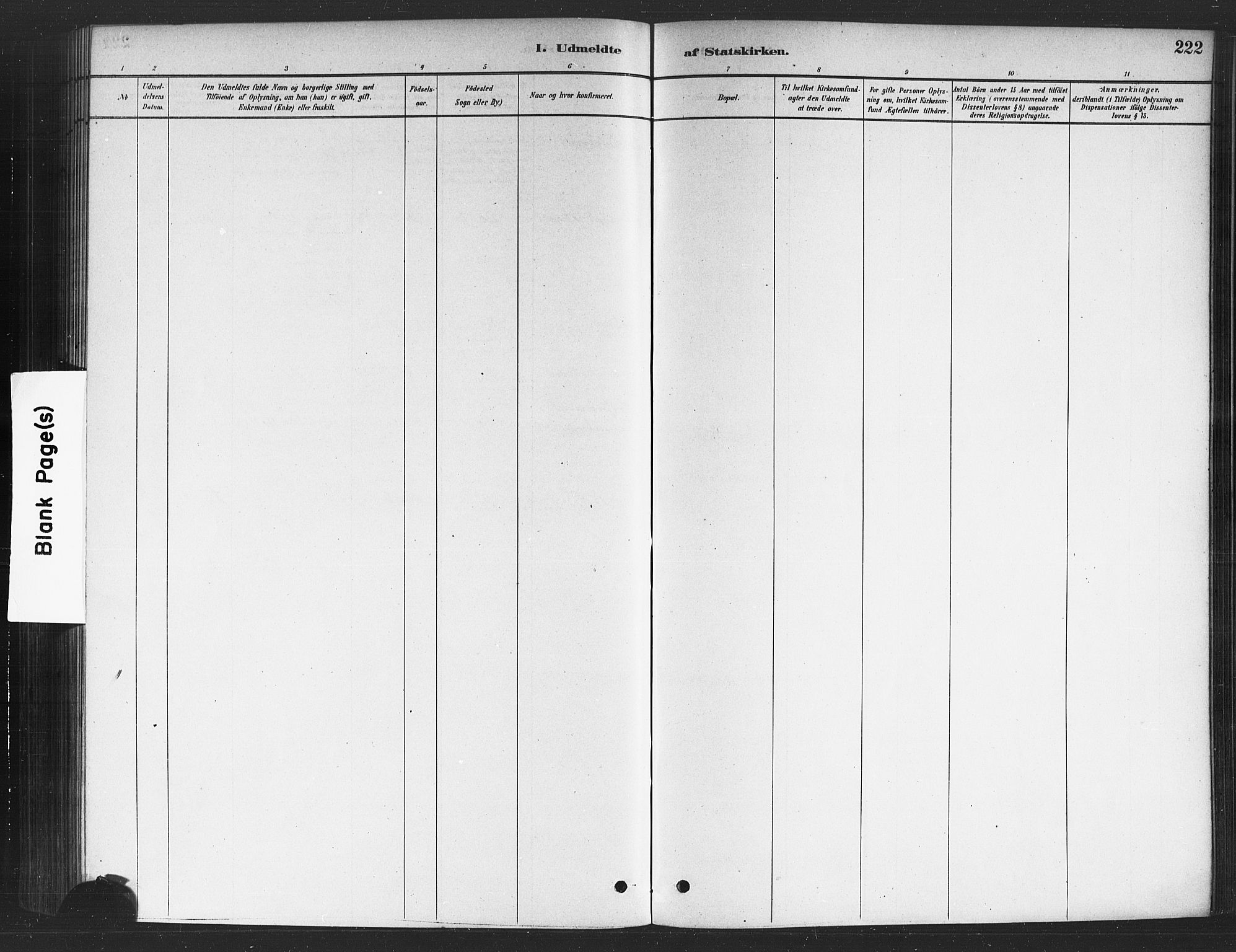 Rødenes prestekontor Kirkebøker, AV/SAO-A-2005/F/Fa/L0009: Parish register (official) no. I 9, 1880-1889, p. 222