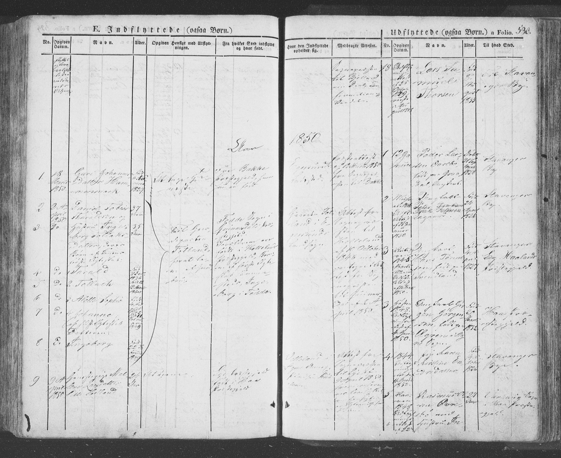 Eigersund sokneprestkontor, SAST/A-101807/S08/L0009: Parish register (official) no. A 9, 1827-1850, p. 530