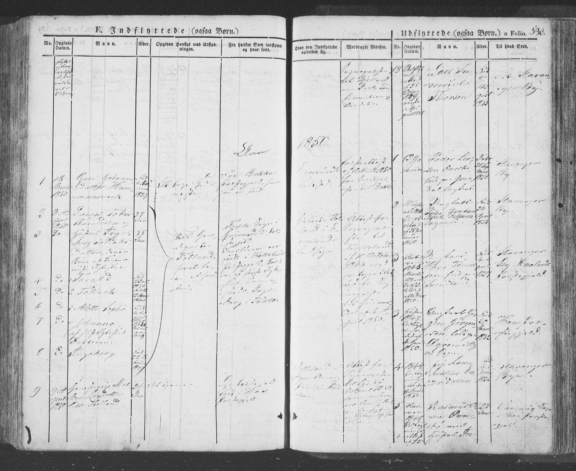 Eigersund sokneprestkontor, AV/SAST-A-101807/S08/L0009: Parish register (official) no. A 9, 1827-1850, p. 530