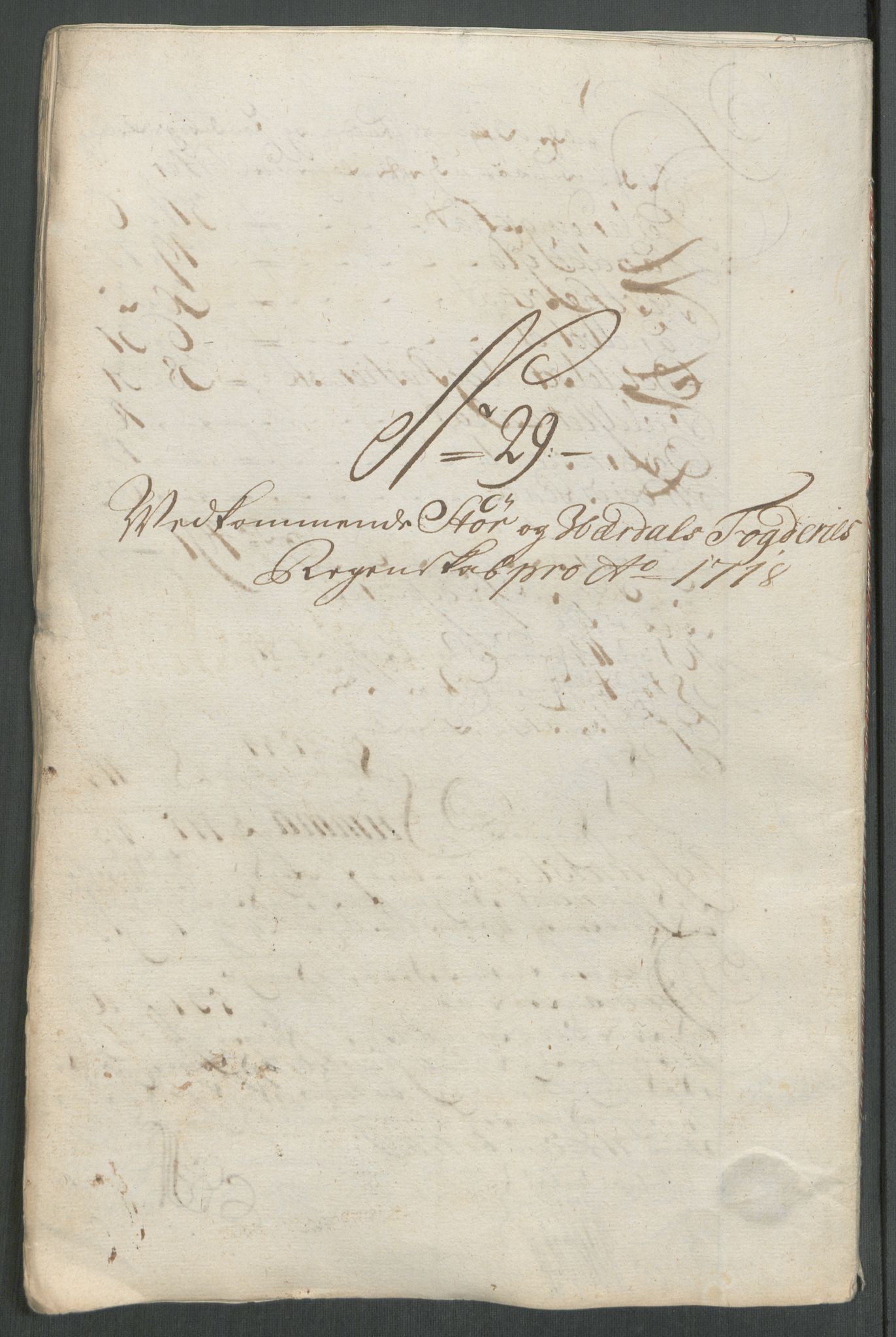 Rentekammeret inntil 1814, Reviderte regnskaper, Fogderegnskap, RA/EA-4092/R62/L4208: Fogderegnskap Stjørdal og Verdal, 1718, p. 283