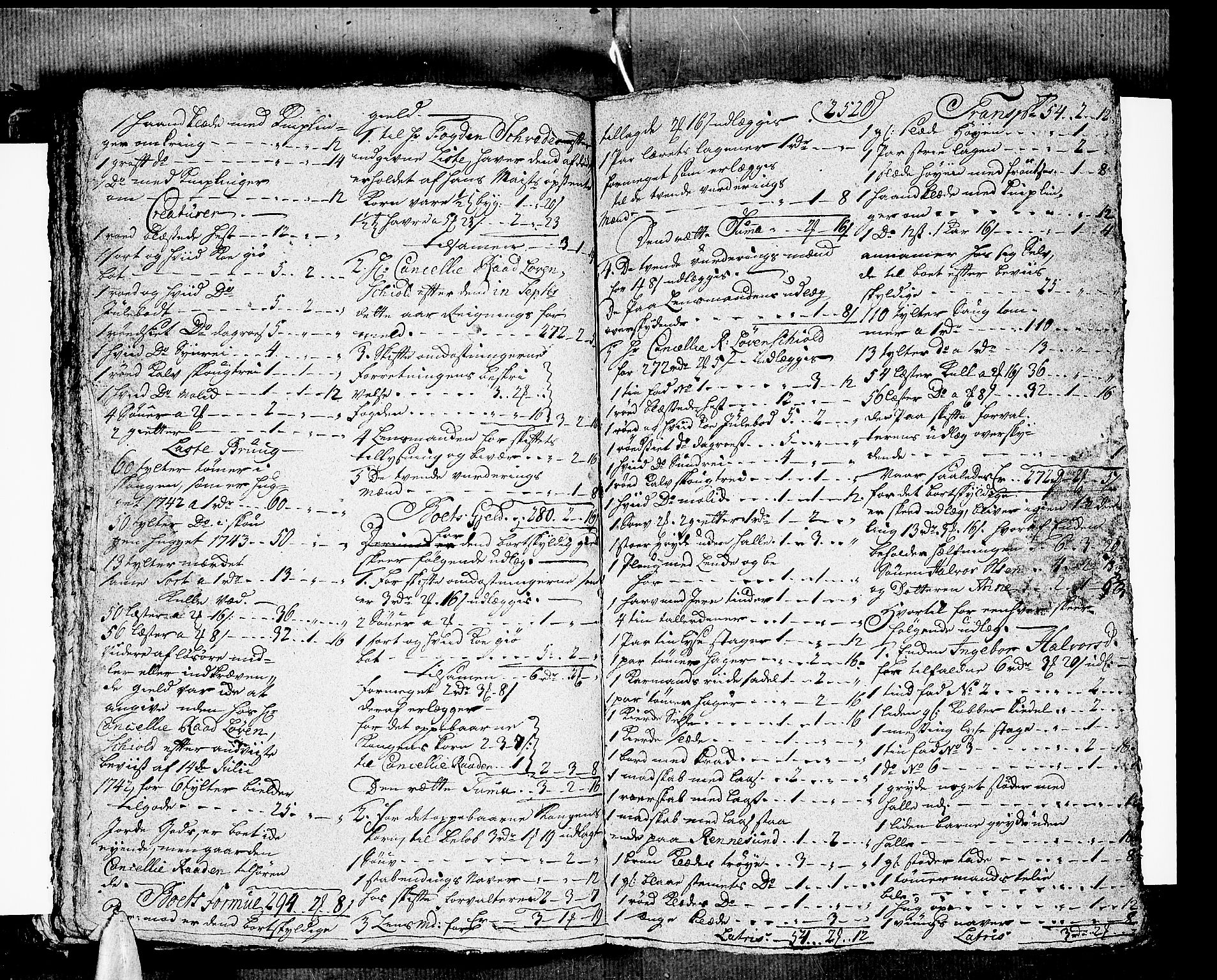 Nedre Telemark sorenskriveri, AV/SAKO-A-135/H/Hb/Hbb/L0005: Skifteprotokoll kopi, 1744-1747, p. 2519b-2520a