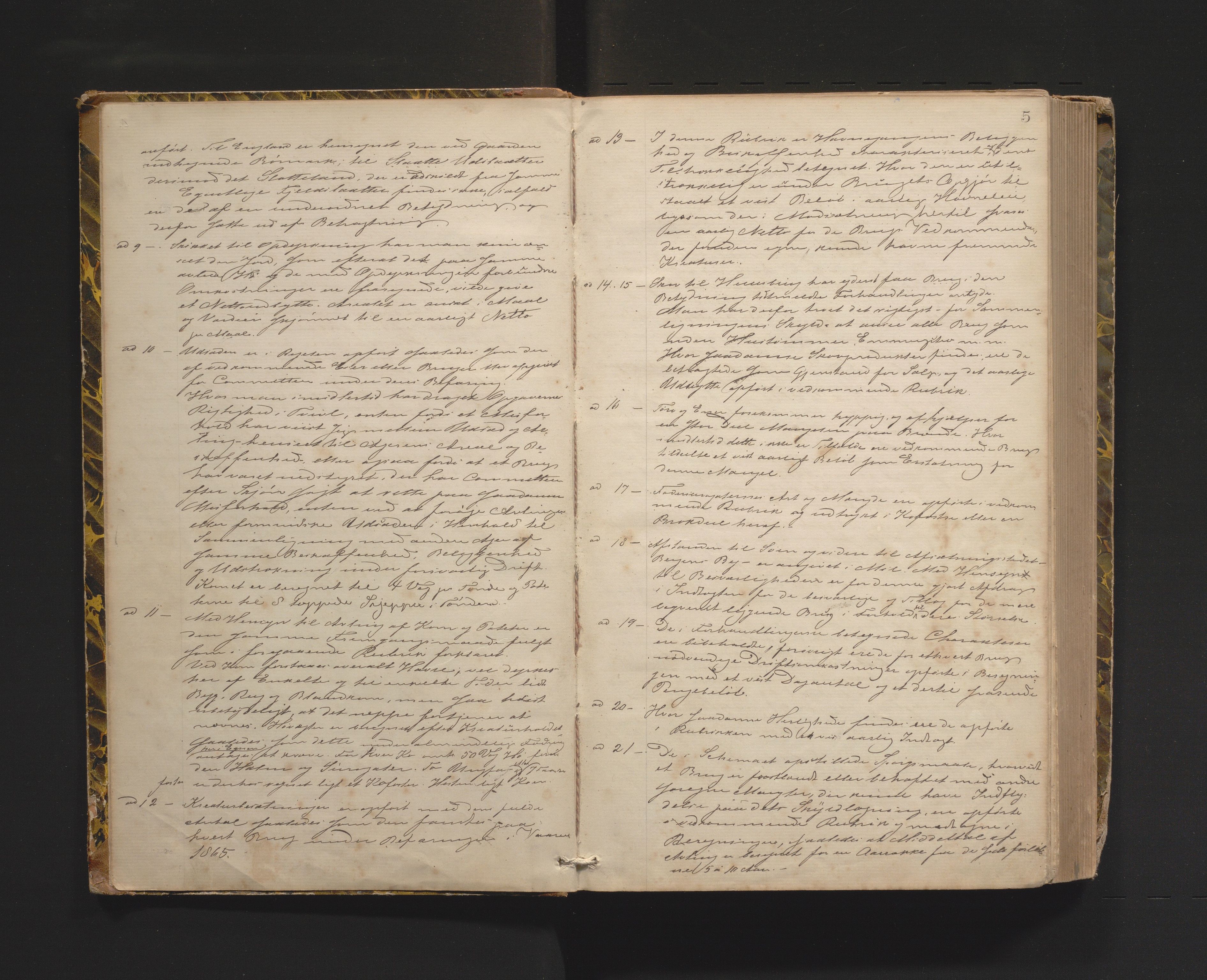 Etne kommune. Herredskommisjonen av 1863, IKAH/1211-181/A/Aa/L0001: Møtebok for Etne herredskommisjon, 1864-1870