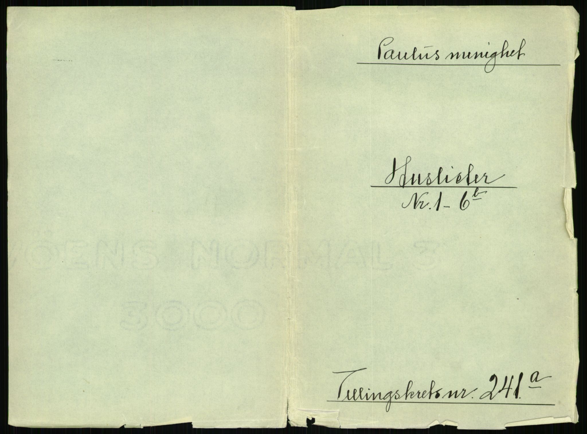 RA, 1891 census for 0301 Kristiania, 1891, p. 141563