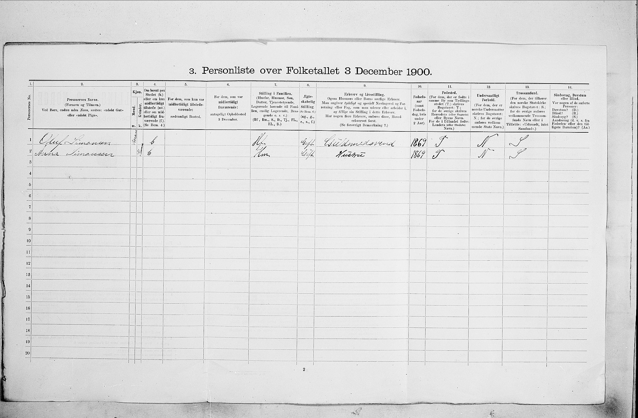 SAO, 1900 census for Kristiania, 1900, p. 35311