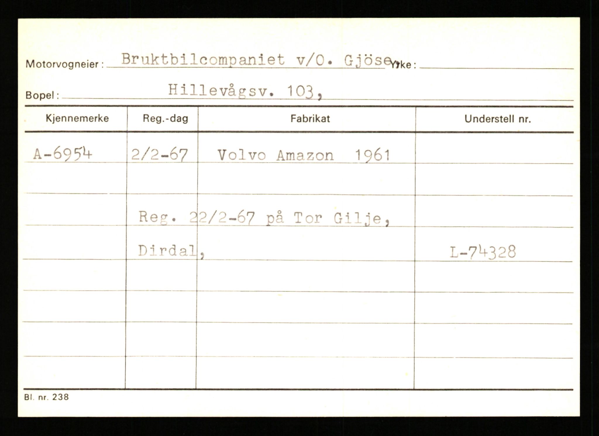 Stavanger trafikkstasjon, AV/SAST-A-101942/0/G/L0002: Registreringsnummer: 5791 - 10405, 1930-1971, p. 505