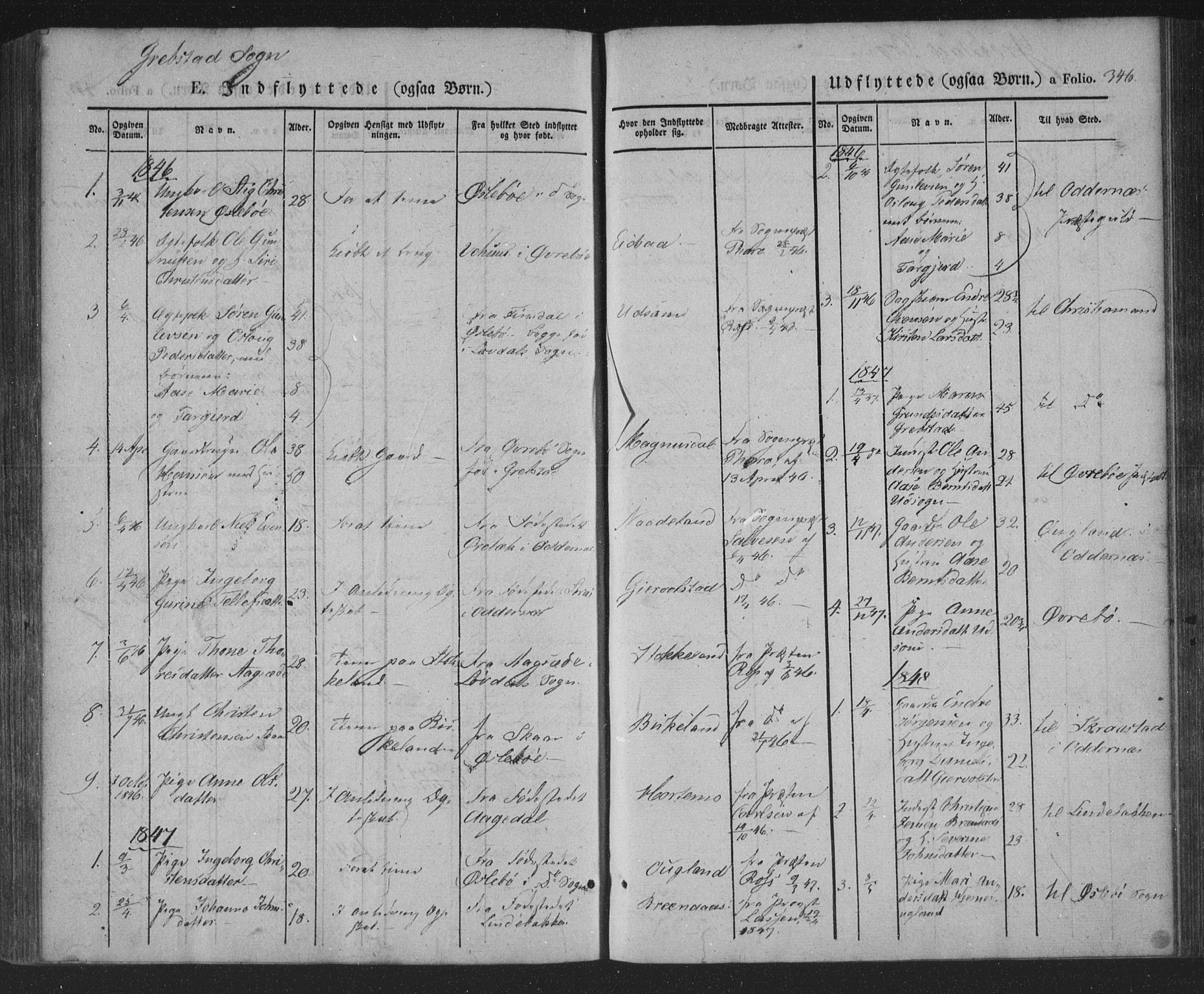 Søgne sokneprestkontor, AV/SAK-1111-0037/F/Fa/Fab/L0009: Parish register (official) no. A 9, 1838-1853, p. 346