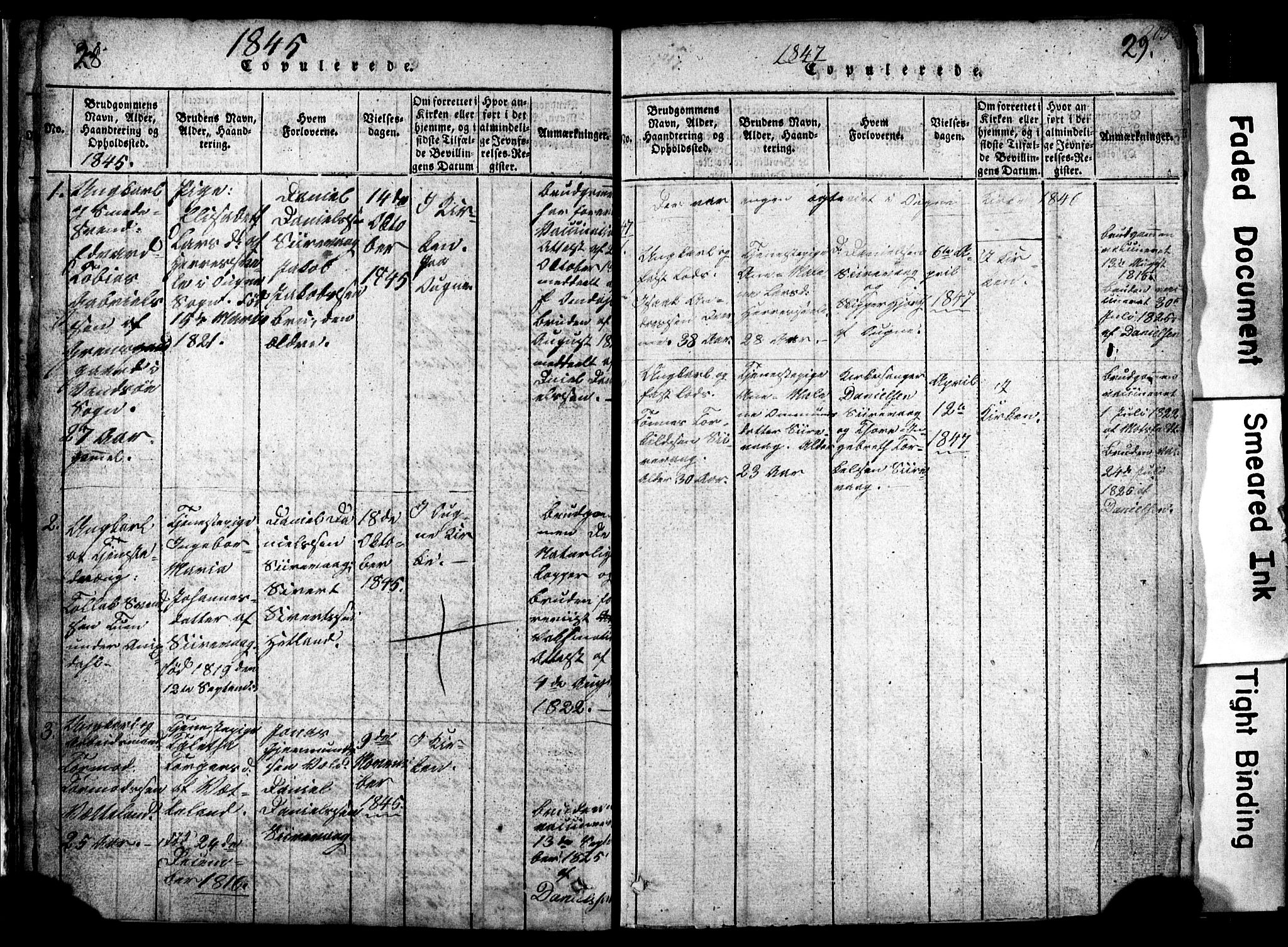 Eigersund sokneprestkontor, SAST/A-101807/S09/L0002: Parish register (copy) no. B 2, 1816-1847, p. 28-29