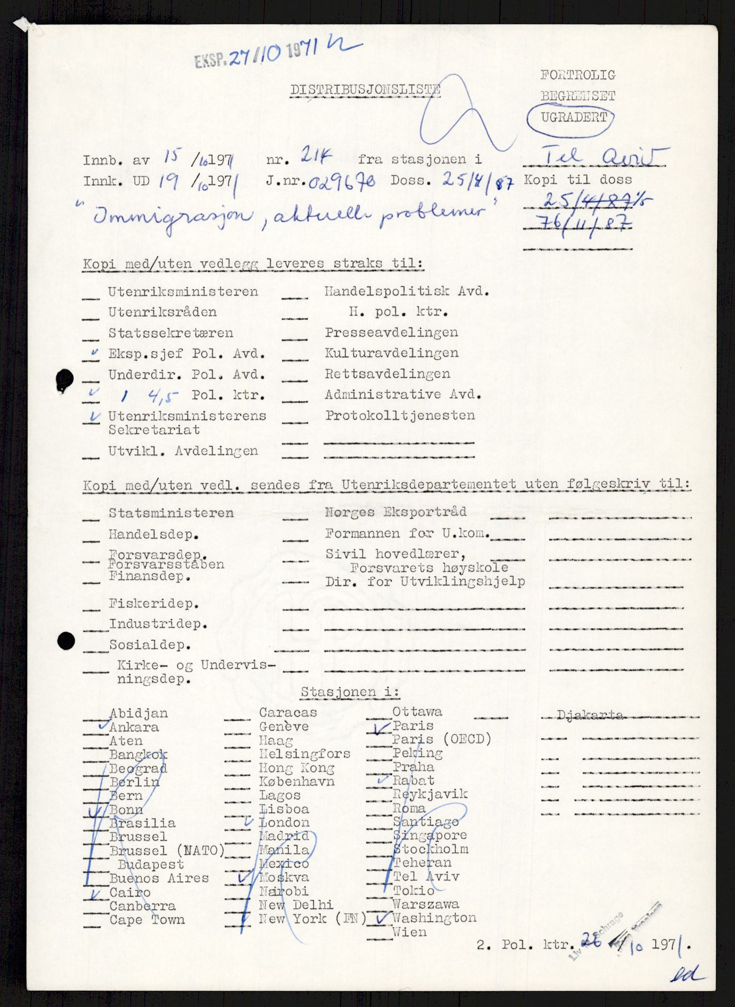 Utenriksdepartementet, hovedarkiv, AV/RA-S-6794/D/Db/Dba/L0776/0003: Verdenspolitikk. Fremmede staters politikk (G.L.) / Israel: Politikk (2 mapper), 1970-1972, p. 14