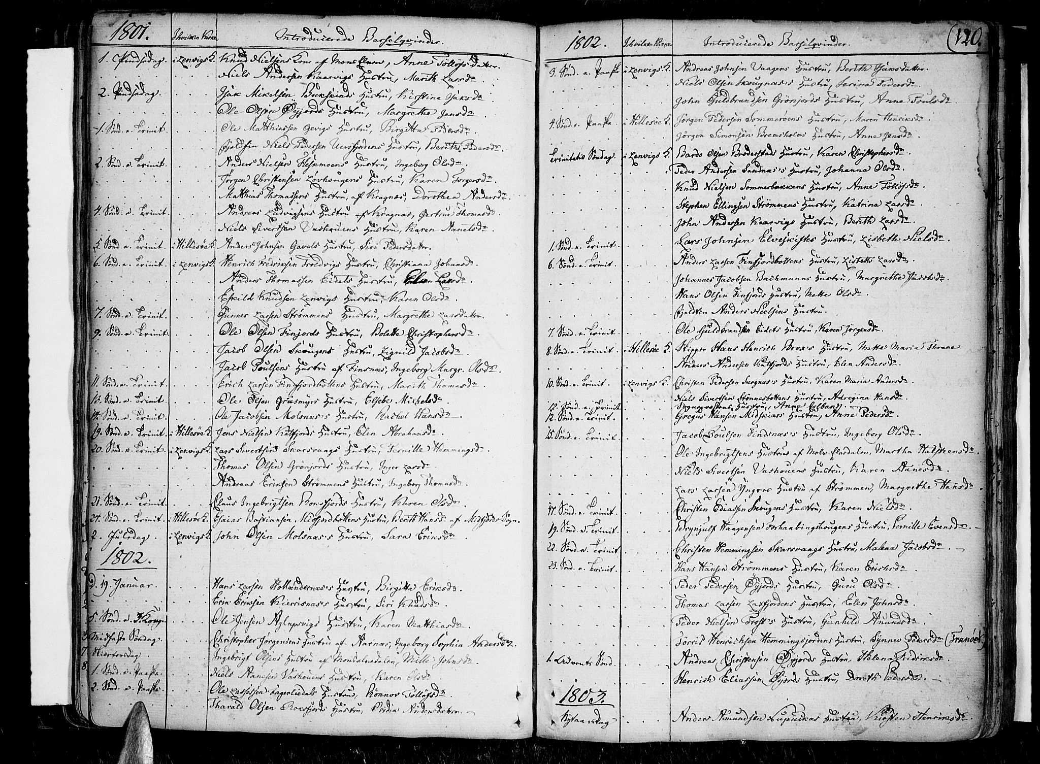 Lenvik sokneprestembete, SATØ/S-1310/H/Ha/Haa/L0002kirke: Parish register (official) no. 2, 1784-1820, p. 120