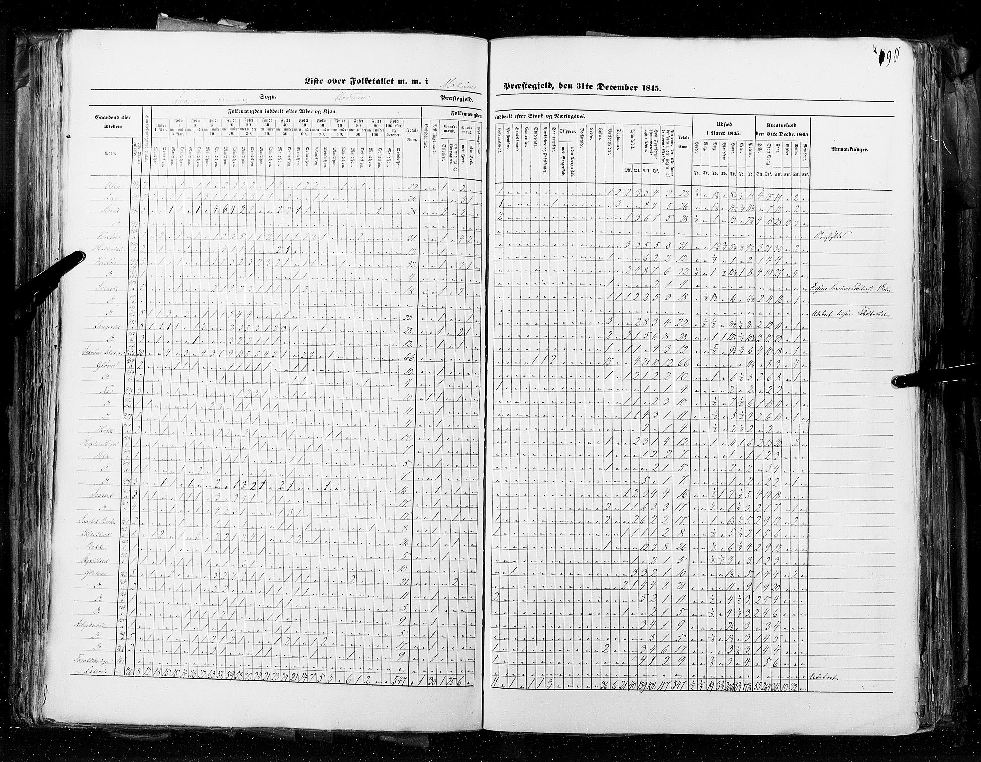 RA, Census 1845, vol. 4: Buskerud amt og Jarlsberg og Larvik amt, 1845, p. 198