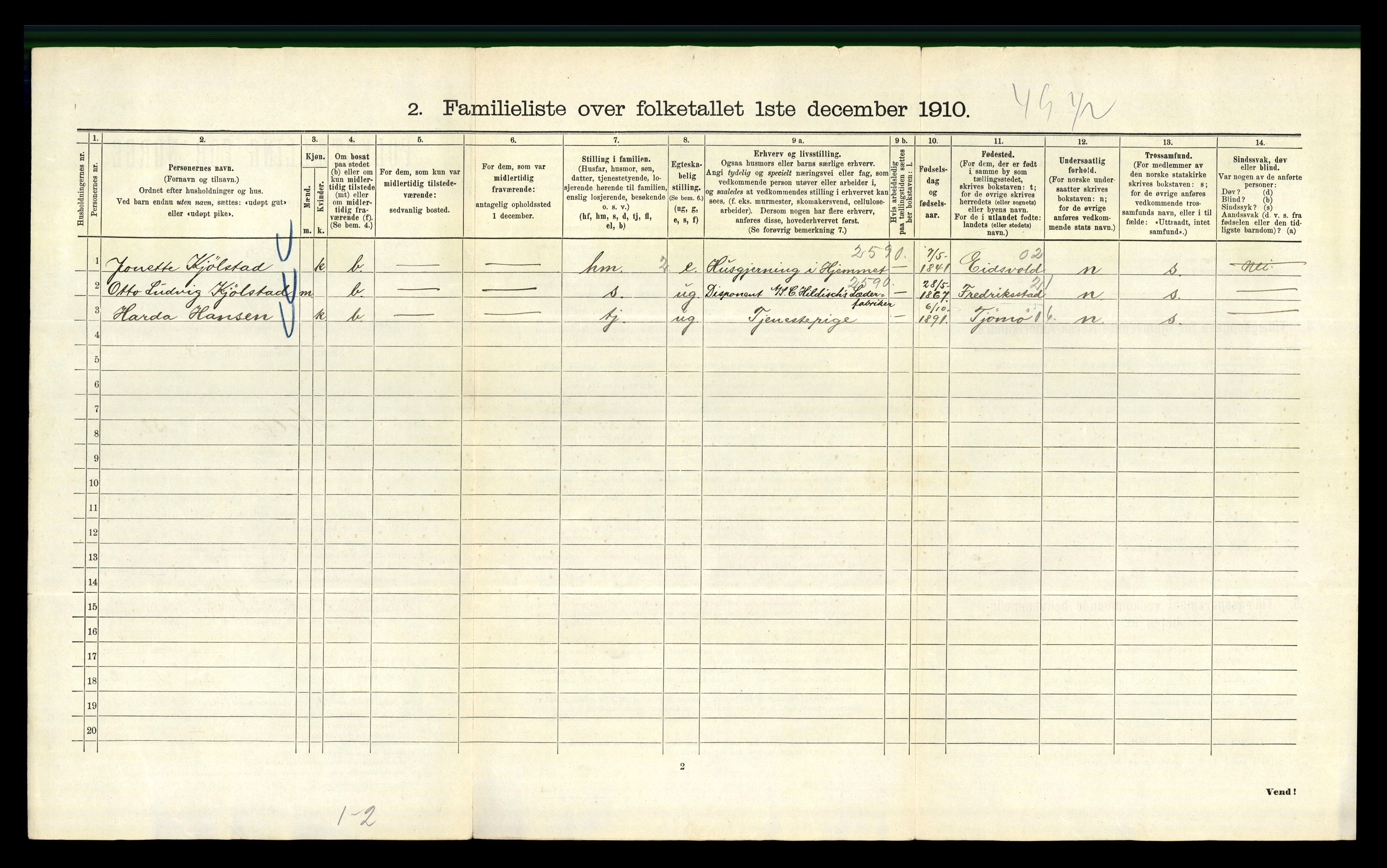 RA, 1910 census for Kristiania, 1910, p. 40502