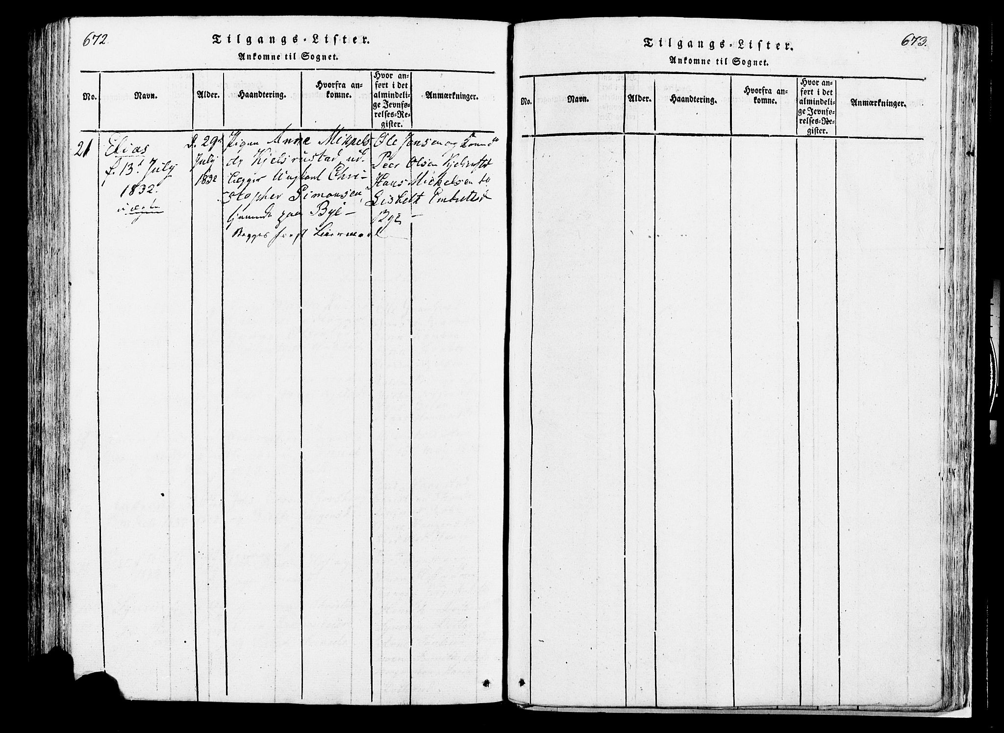 Løten prestekontor, AV/SAH-PREST-022/K/Ka/L0005: Parish register (official) no. 5, 1814-1832, p. 672-673