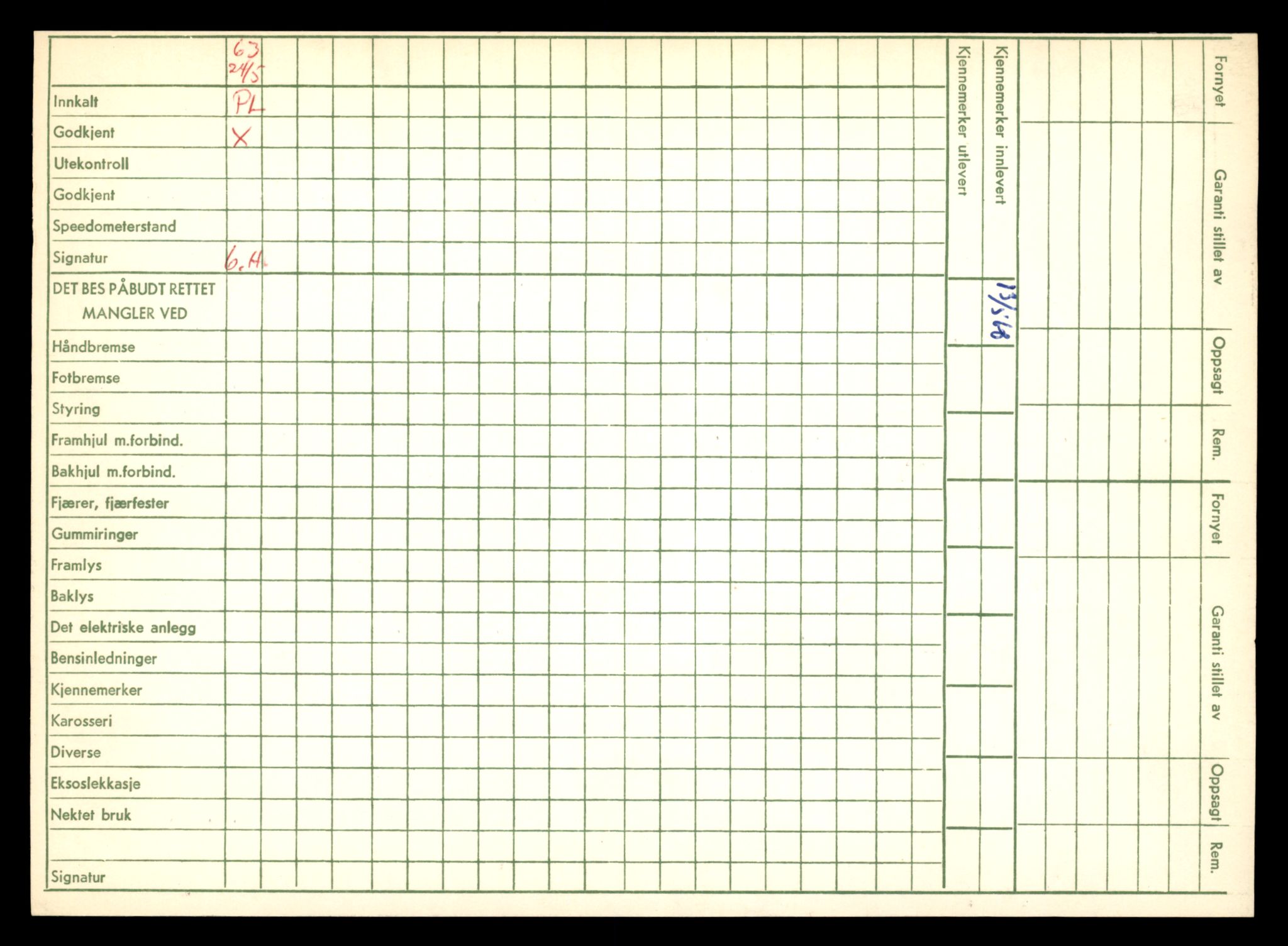 Møre og Romsdal vegkontor - Ålesund trafikkstasjon, SAT/A-4099/F/Fe/L0040: Registreringskort for kjøretøy T 13531 - T 13709, 1927-1998, p. 1910