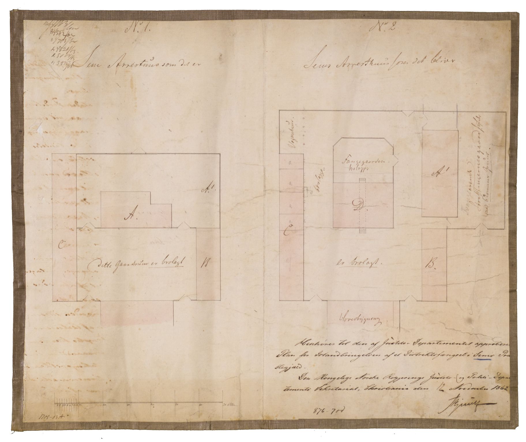 Justisdepartementet, Fengselsstyret D del 2, AV/RA-S-1043_1/T/Ta, 1859-1984, p. 1