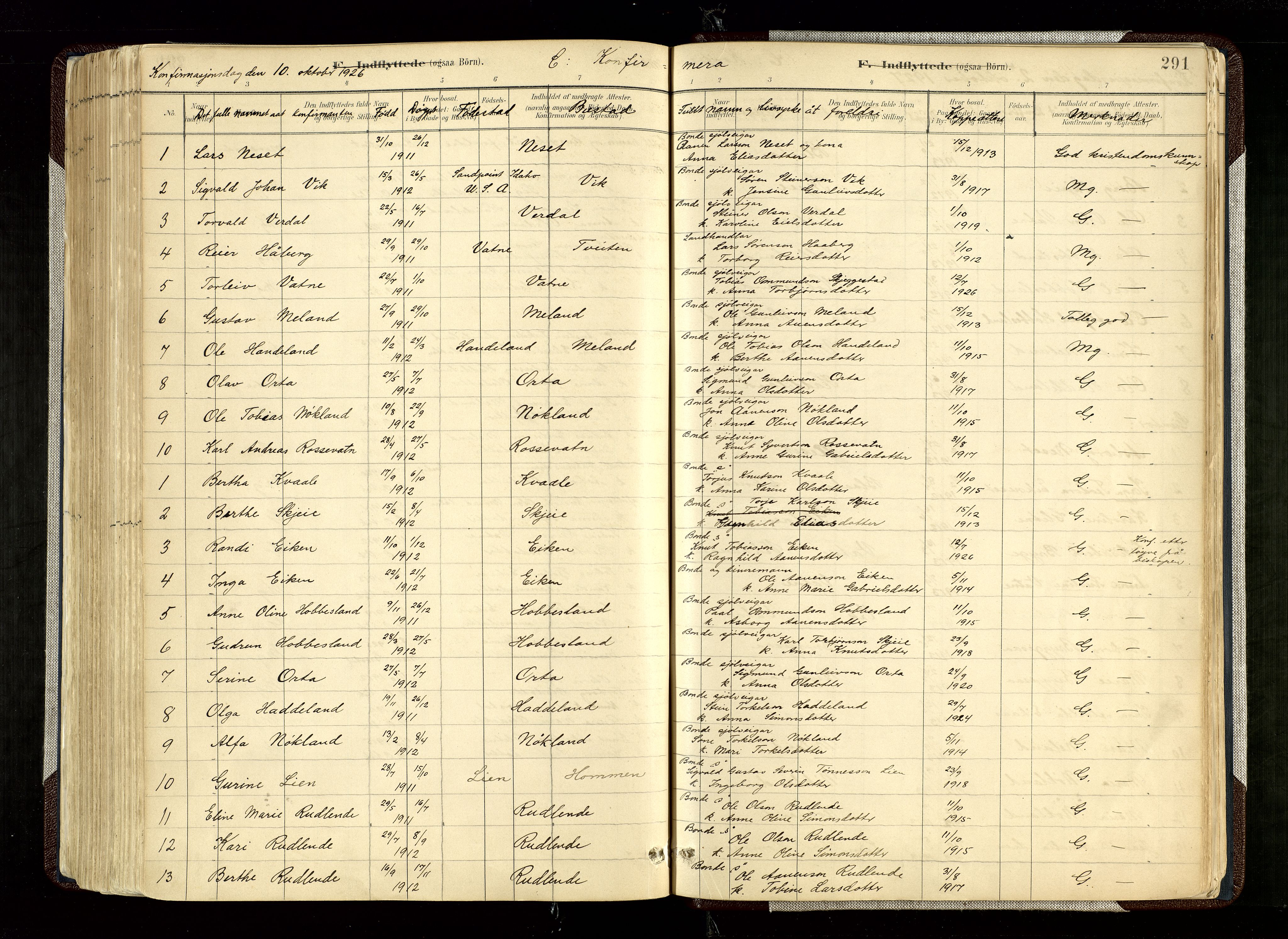 Hægebostad sokneprestkontor, SAK/1111-0024/F/Fa/Fab/L0004: Parish register (official) no. A 4, 1887-1929, p. 291