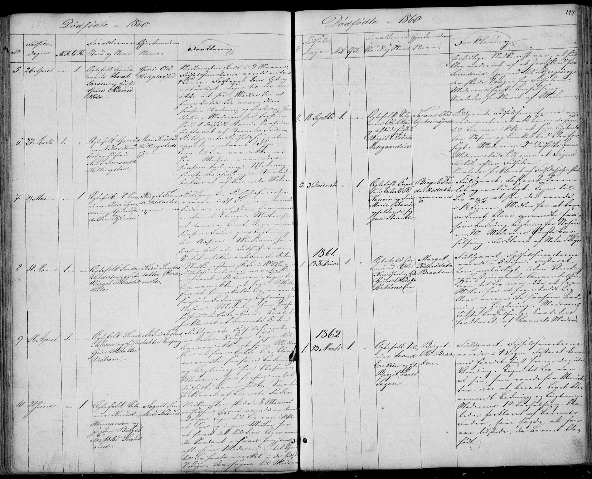 Ål kirkebøker, AV/SAKO-A-249/F/Fa/L0006: Parish register (official) no. I 6, 1849-1864, p. 197