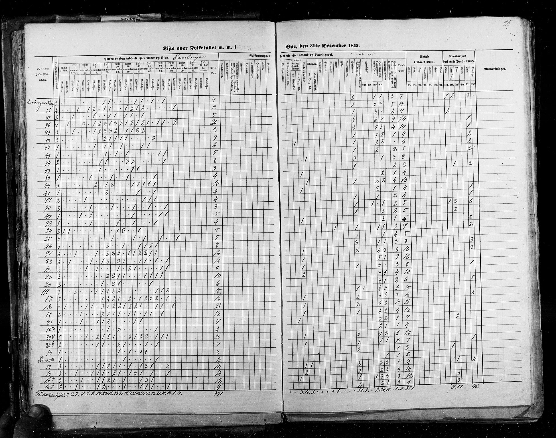 RA, Census 1845, vol. 2: Smålenenes amt og Akershus amt, 1845, p. 25