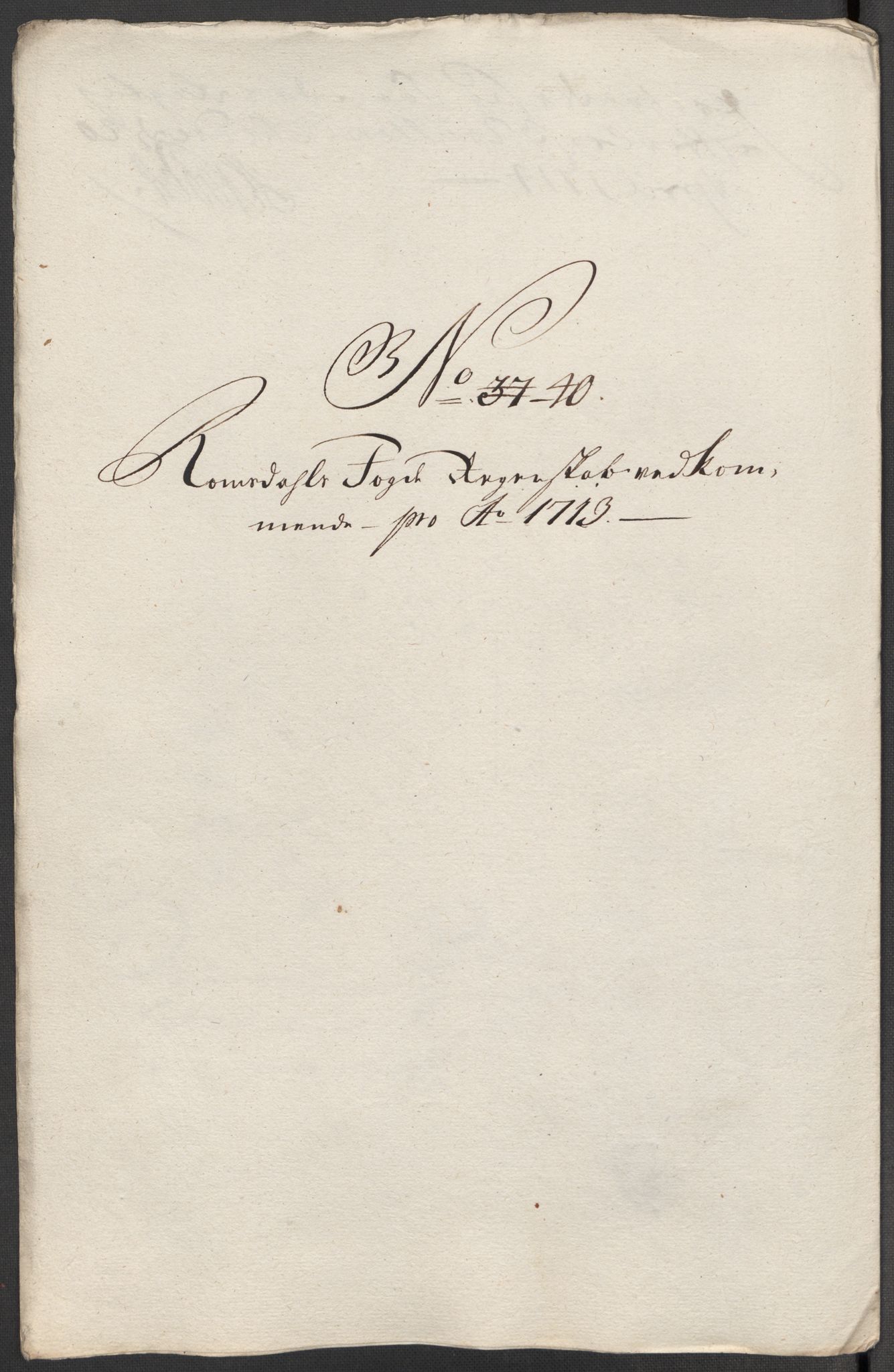 Rentekammeret inntil 1814, Reviderte regnskaper, Fogderegnskap, AV/RA-EA-4092/R55/L3662: Fogderegnskap Romsdal, 1713-1714, p. 240