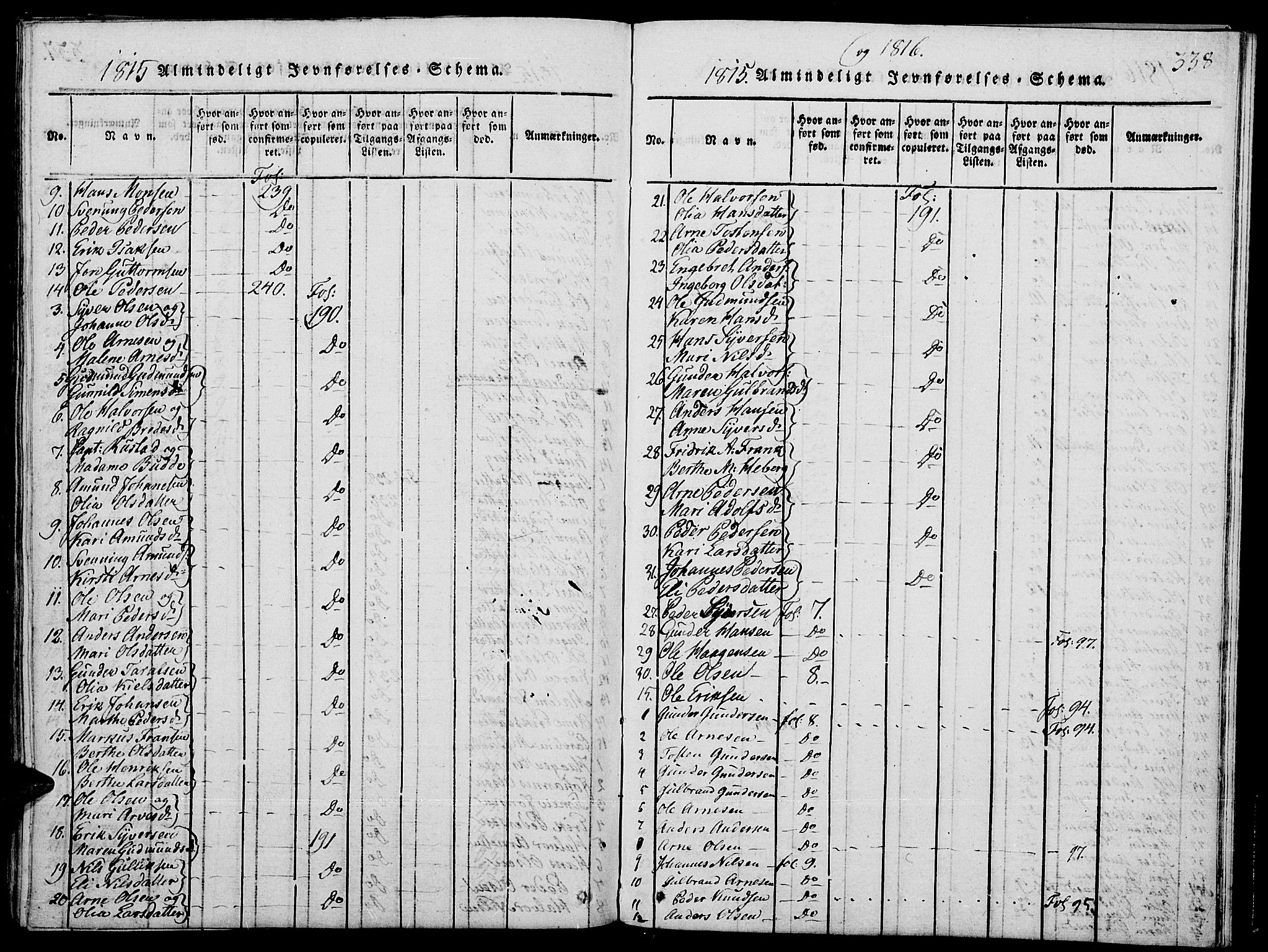 Grue prestekontor, SAH/PREST-036/H/Ha/Hab/L0001: Parish register (copy) no. 1, 1814-1841, p. 338