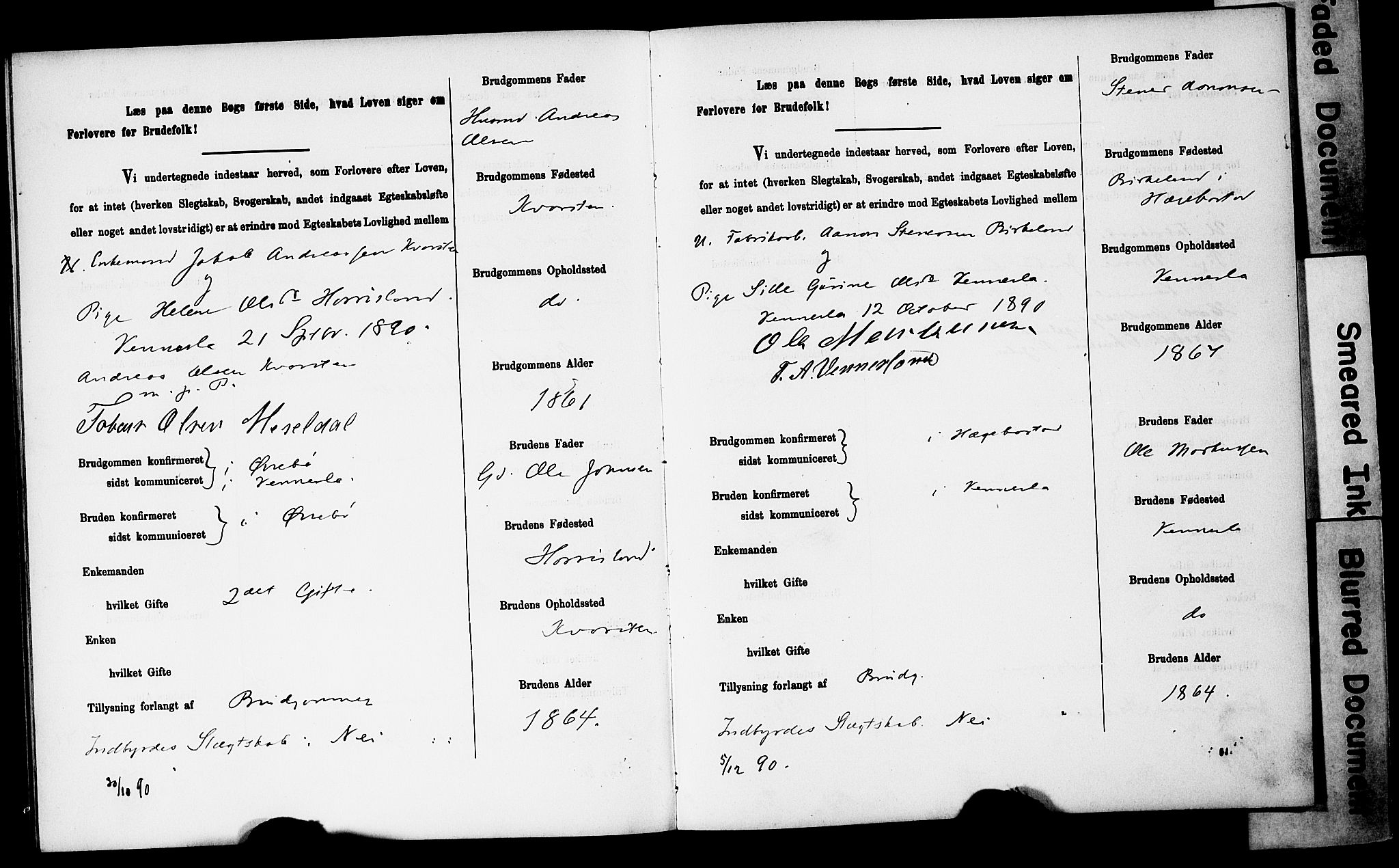 Vennesla sokneprestkontor, AV/SAK-1111-0045/J/L0032/0003: Banns register no. II 5 1, 1886-1892, p. 55