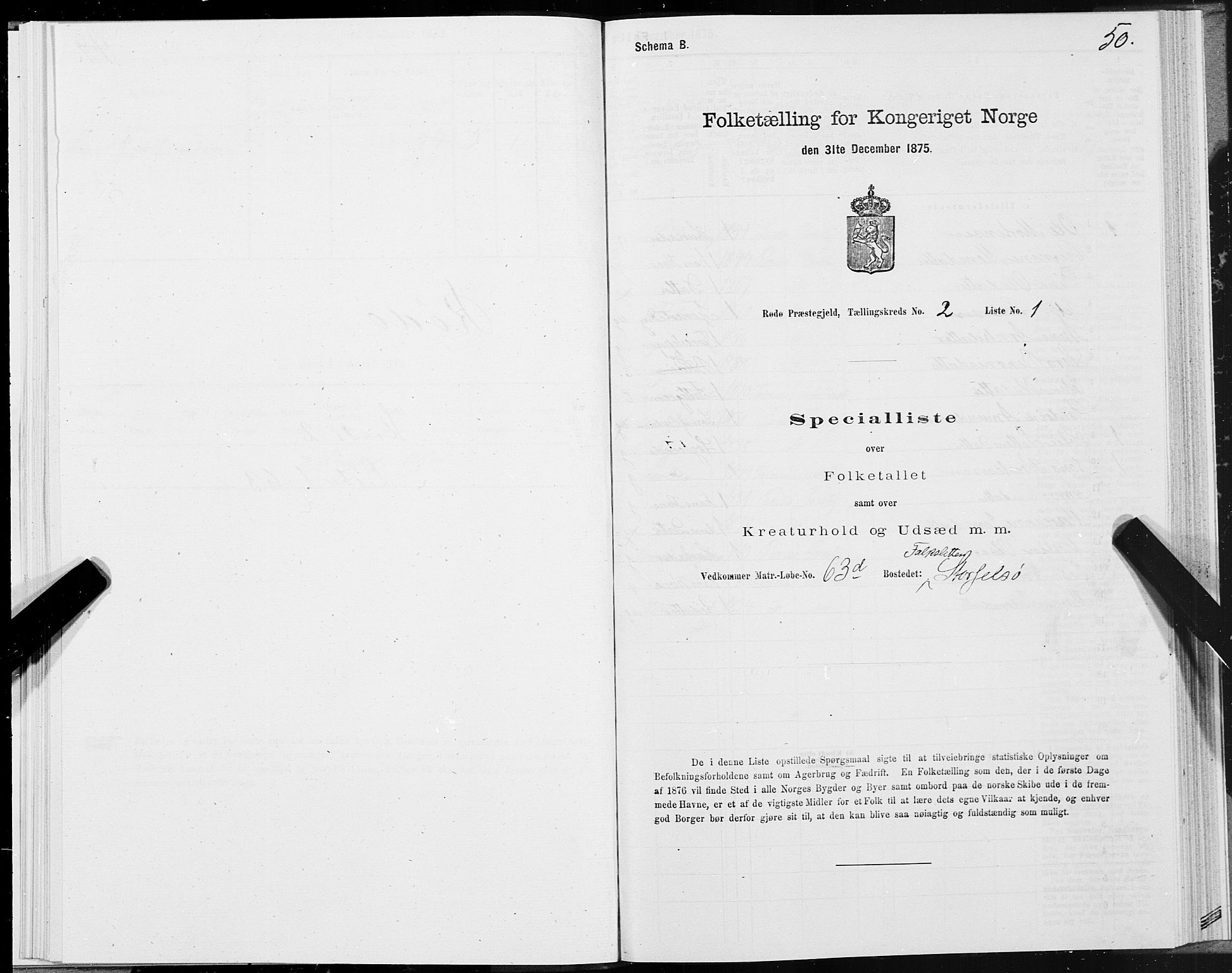 SAT, 1875 census for 1836P Rødøy, 1875, p. 1050