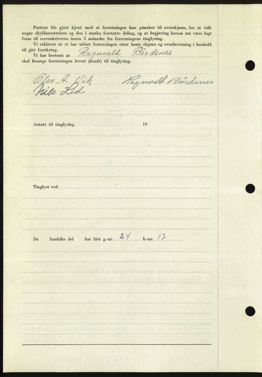 Romsdal sorenskriveri, AV/SAT-A-4149/1/2/2C: Mortgage book no. A27, 1948-1948, Diary no: : 2548/1948