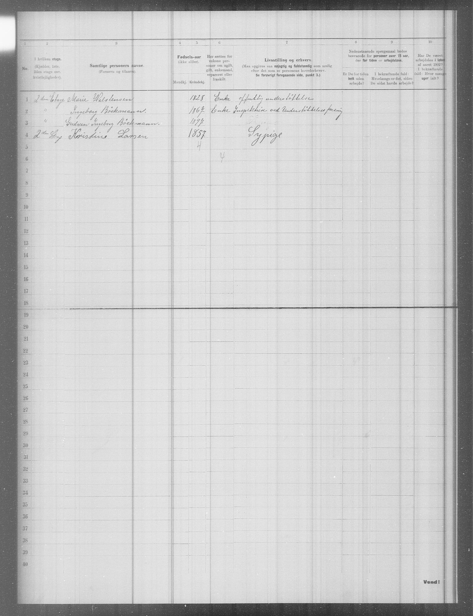 OBA, Municipal Census 1902 for Kristiania, 1902, p. 7746