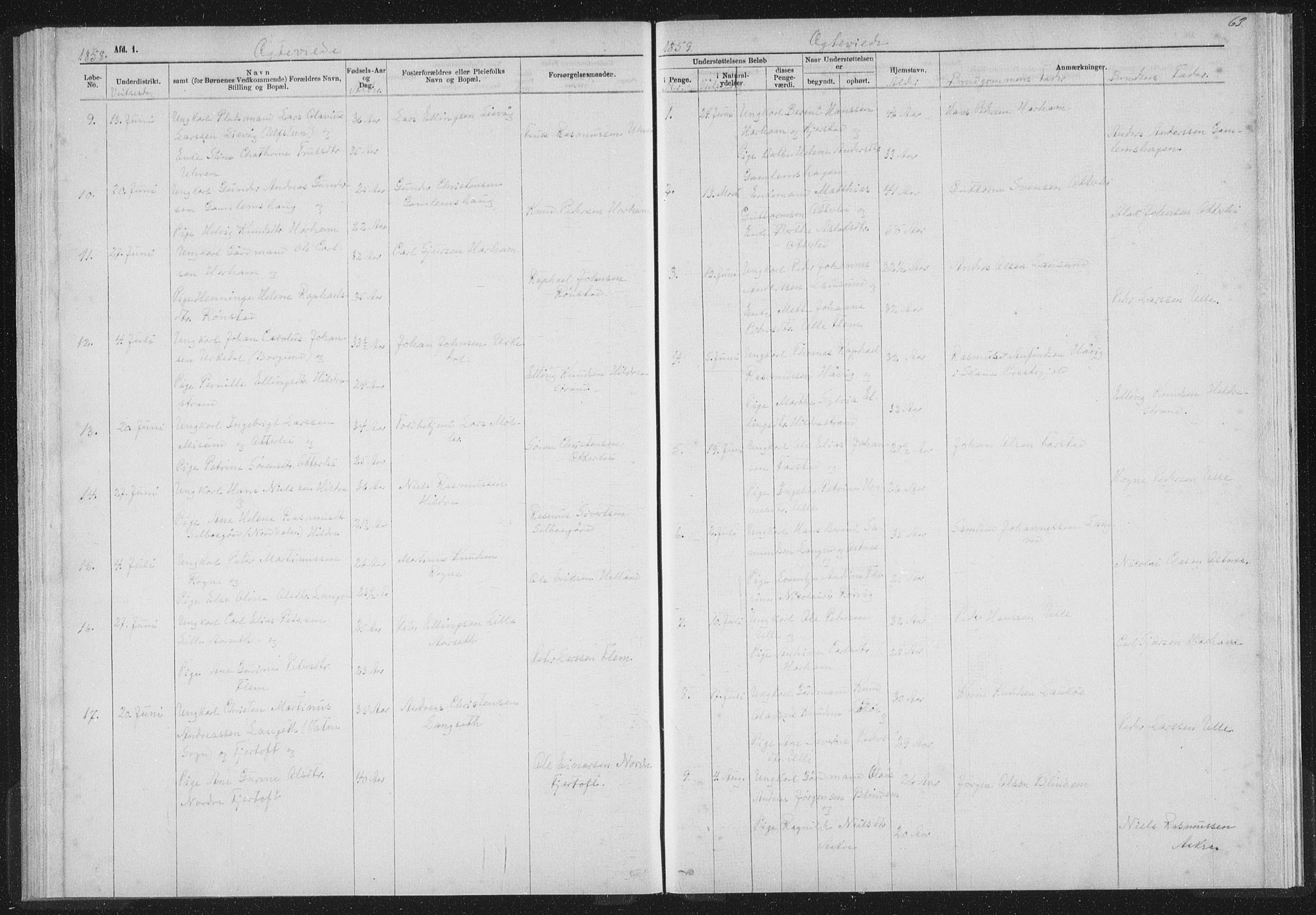 Ministerialprotokoller, klokkerbøker og fødselsregistre - Møre og Romsdal, SAT/A-1454/536/L0514: Parish register (official) no. 536D01, 1840-1875, p. 63